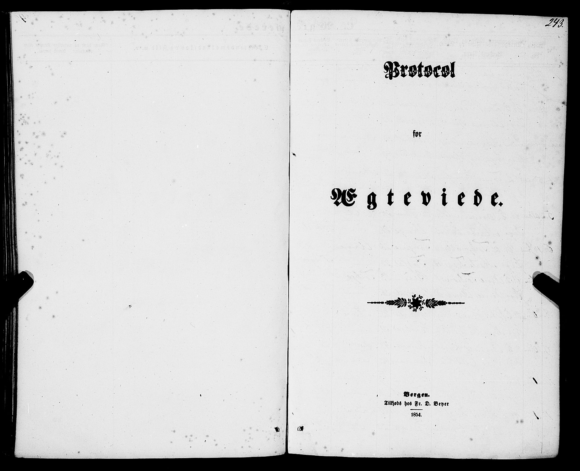 Strandebarm sokneprestembete, SAB/A-78401/H/Haa: Parish register (official) no. A 8, 1858-1872, p. 243