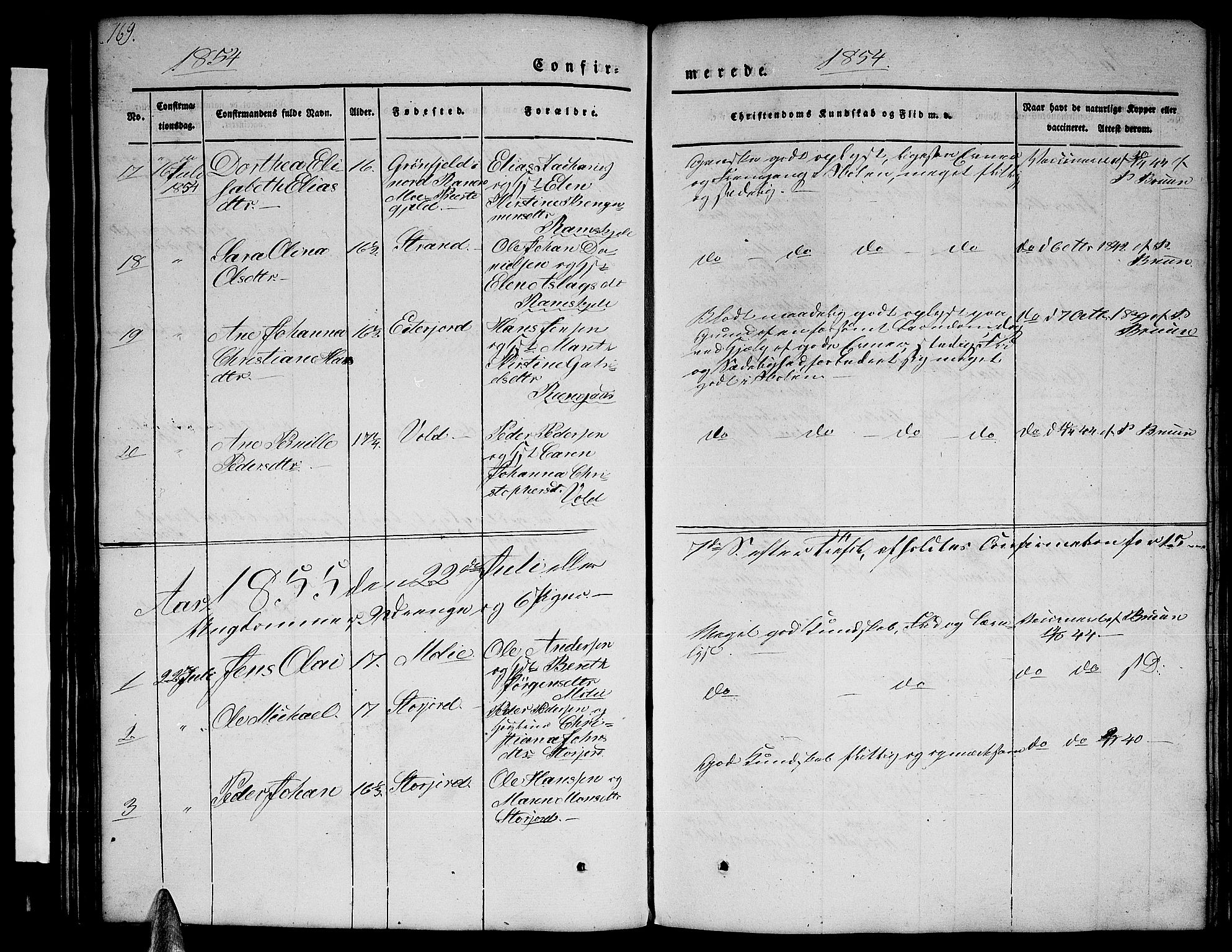 Ministerialprotokoller, klokkerbøker og fødselsregistre - Nordland, AV/SAT-A-1459/846/L0652: Parish register (copy) no. 846C02, 1841-1871, p. 169