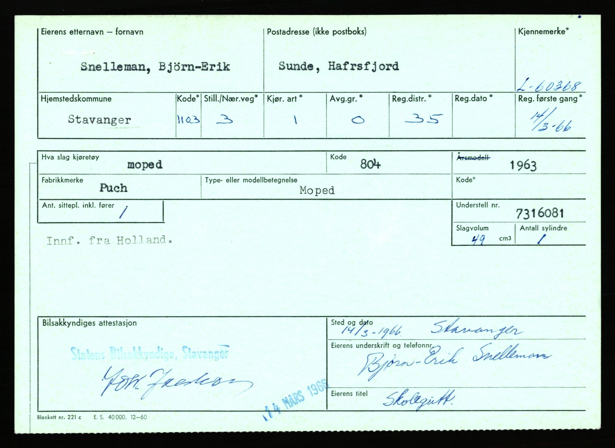 Stavanger trafikkstasjon, AV/SAST-A-101942/0/F/L0059: L-60000 - L-60699, 1930-1971, p. 1035