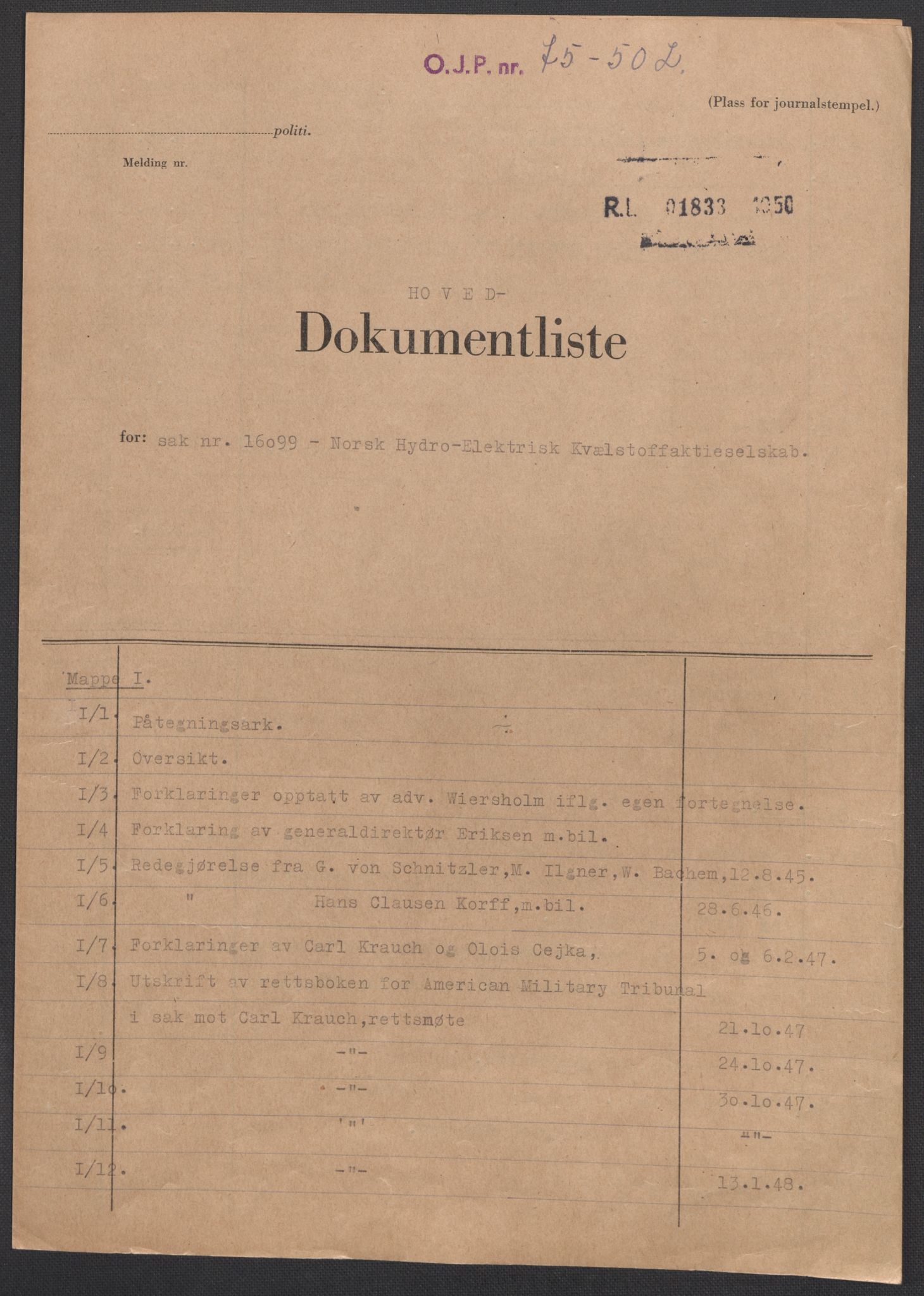 Landssvikarkivet, Oslo politikammer, RA/S-3138-01/D/Dg/L0544/5604: Henlagt hnr. 5581 - 5583, 5585 og 5588 - 5597 / Hnr. 5588, 1945-1948, p. 3
