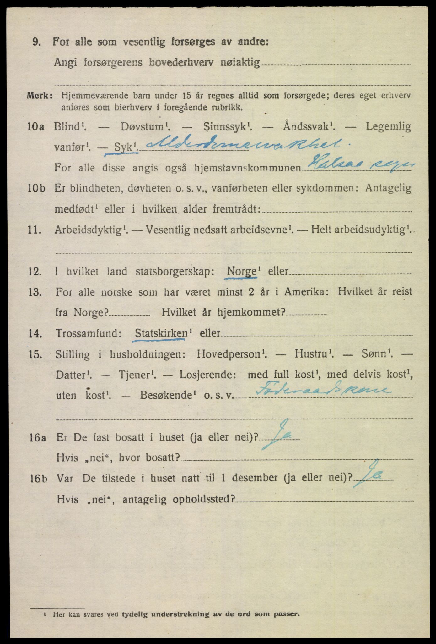 SAK, 1920 census for Halse og Harkmark, 1920, p. 2442