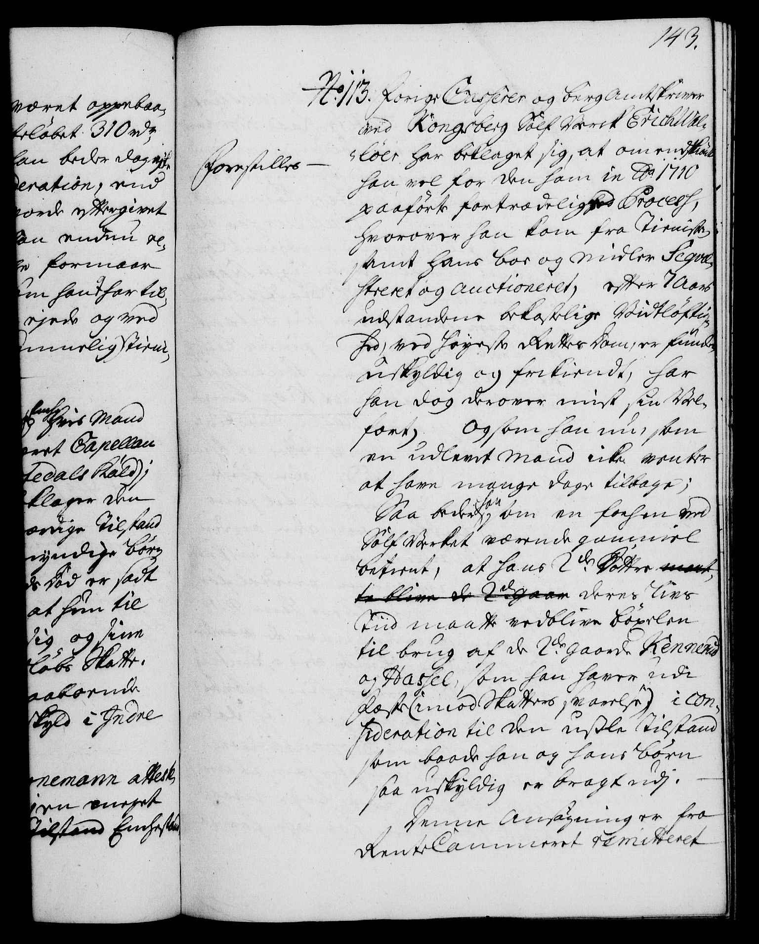 Rentekammeret, Kammerkanselliet, RA/EA-3111/G/Gh/Gha/L0015: Norsk ekstraktmemorialprotokoll (merket RK 53.60), 1733, p. 143