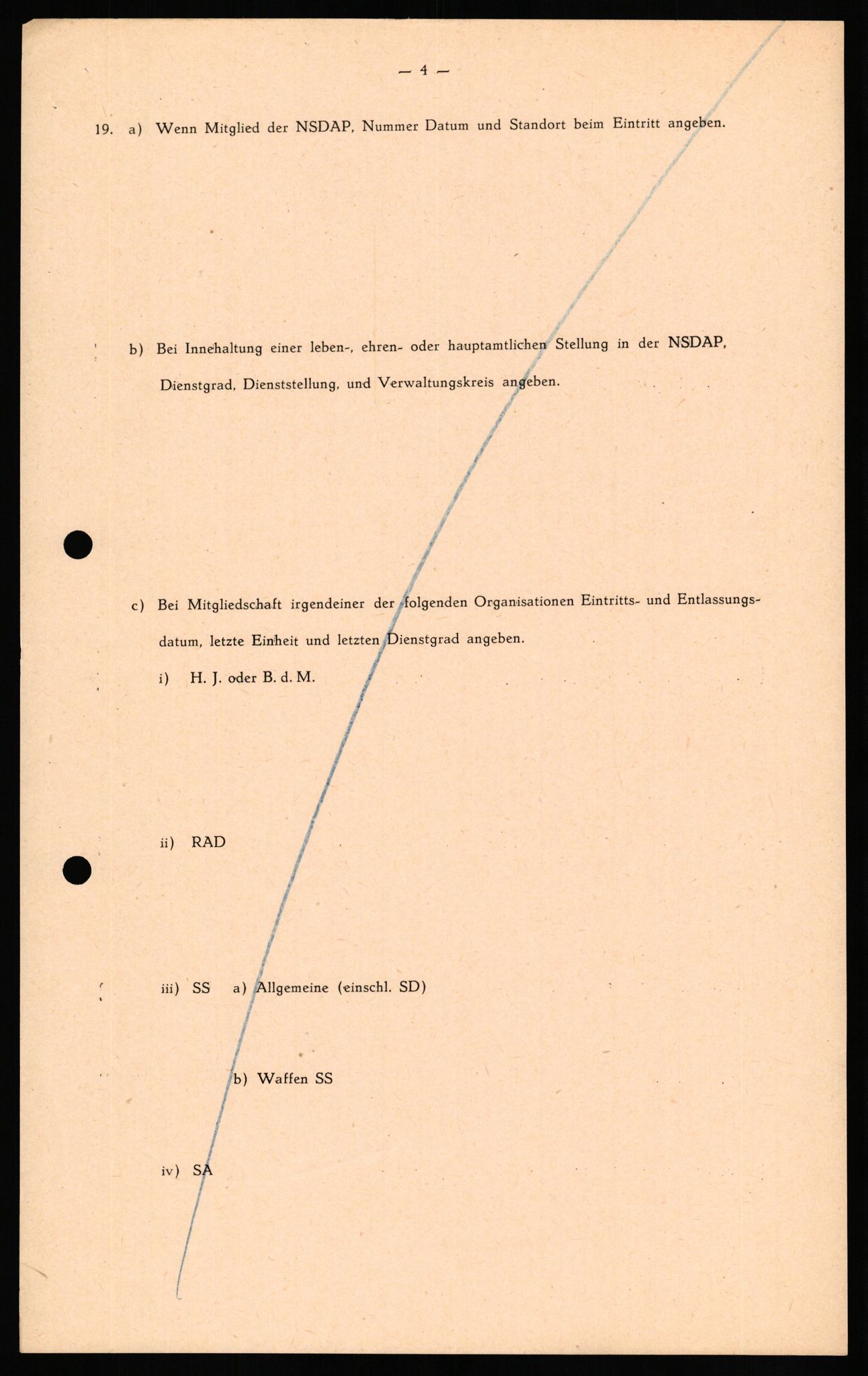 Forsvaret, Forsvarets overkommando II, RA/RAFA-3915/D/Db/L0028: CI Questionaires. Tyske okkupasjonsstyrker i Norge. Tyskere., 1945-1946, p. 449