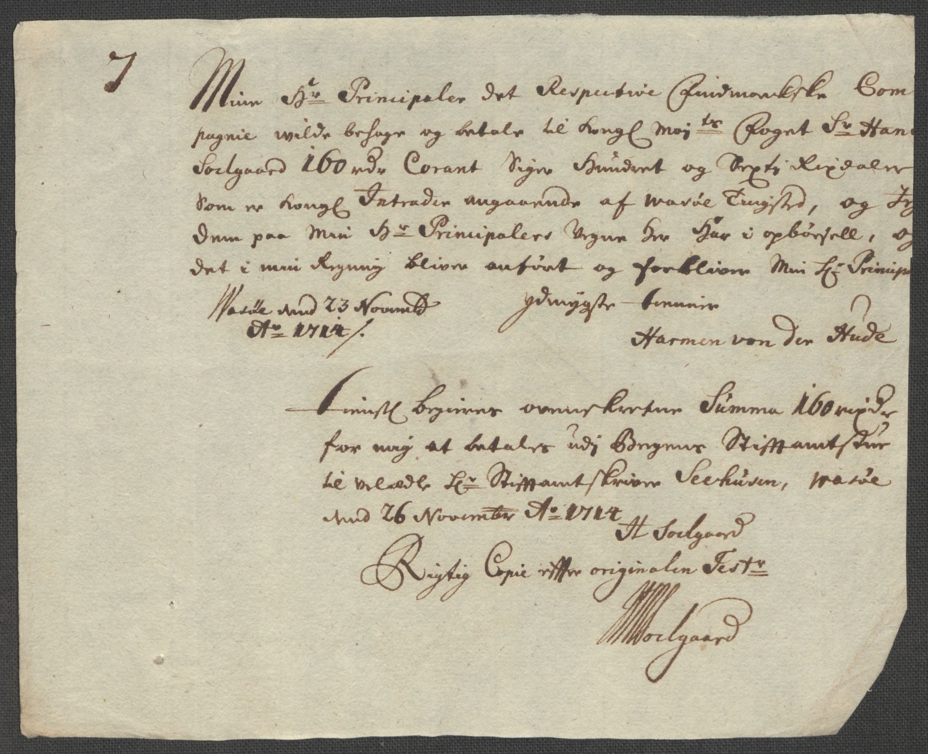 Rentekammeret inntil 1814, Reviderte regnskaper, Fogderegnskap, AV/RA-EA-4092/R69/L4856: Fogderegnskap Finnmark/Vardøhus, 1713-1715, p. 377