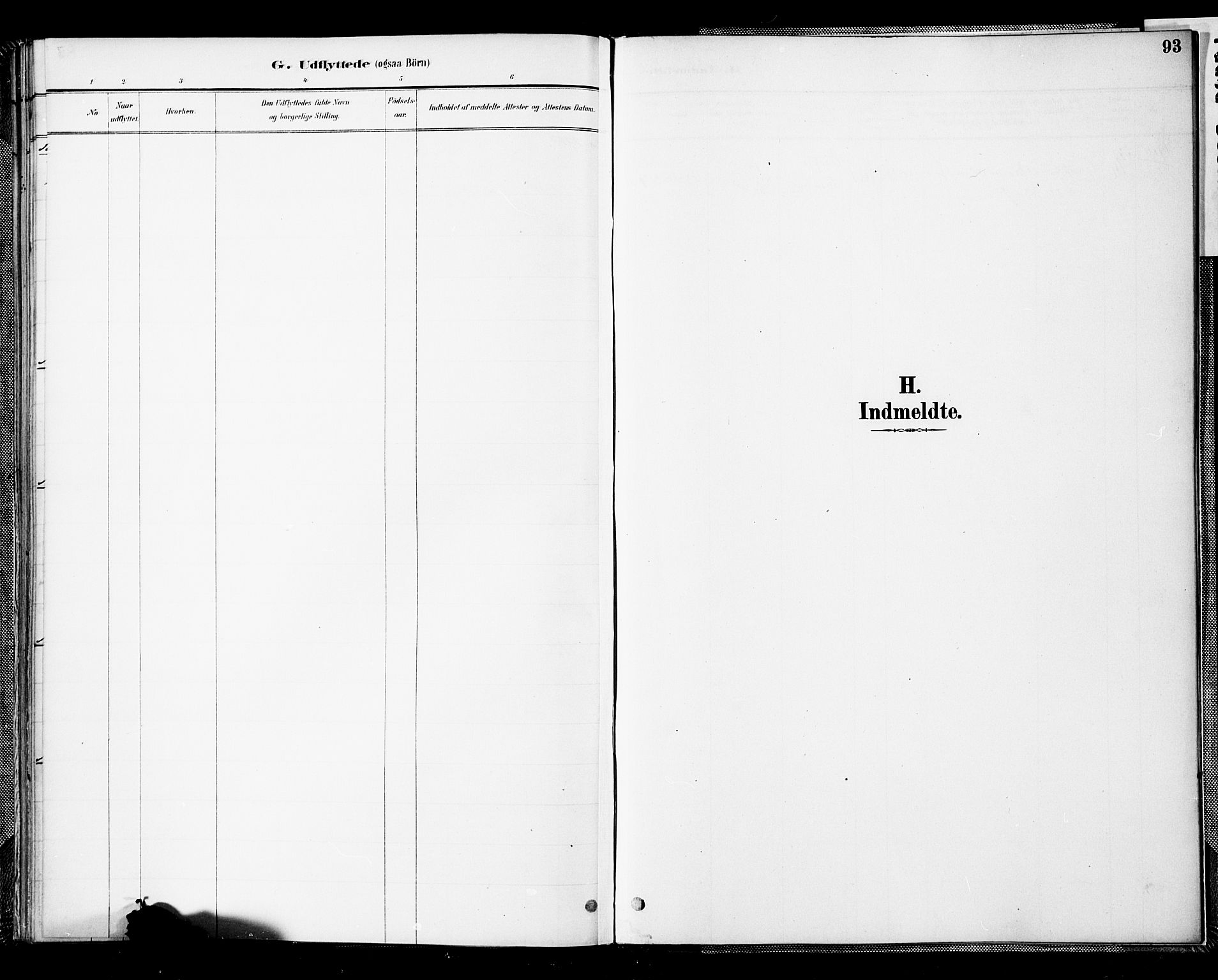 Spydeberg prestekontor Kirkebøker, SAO/A-10924/F/Fc/L0001: Parish register (official) no. III 1, 1886-1907, p. 93