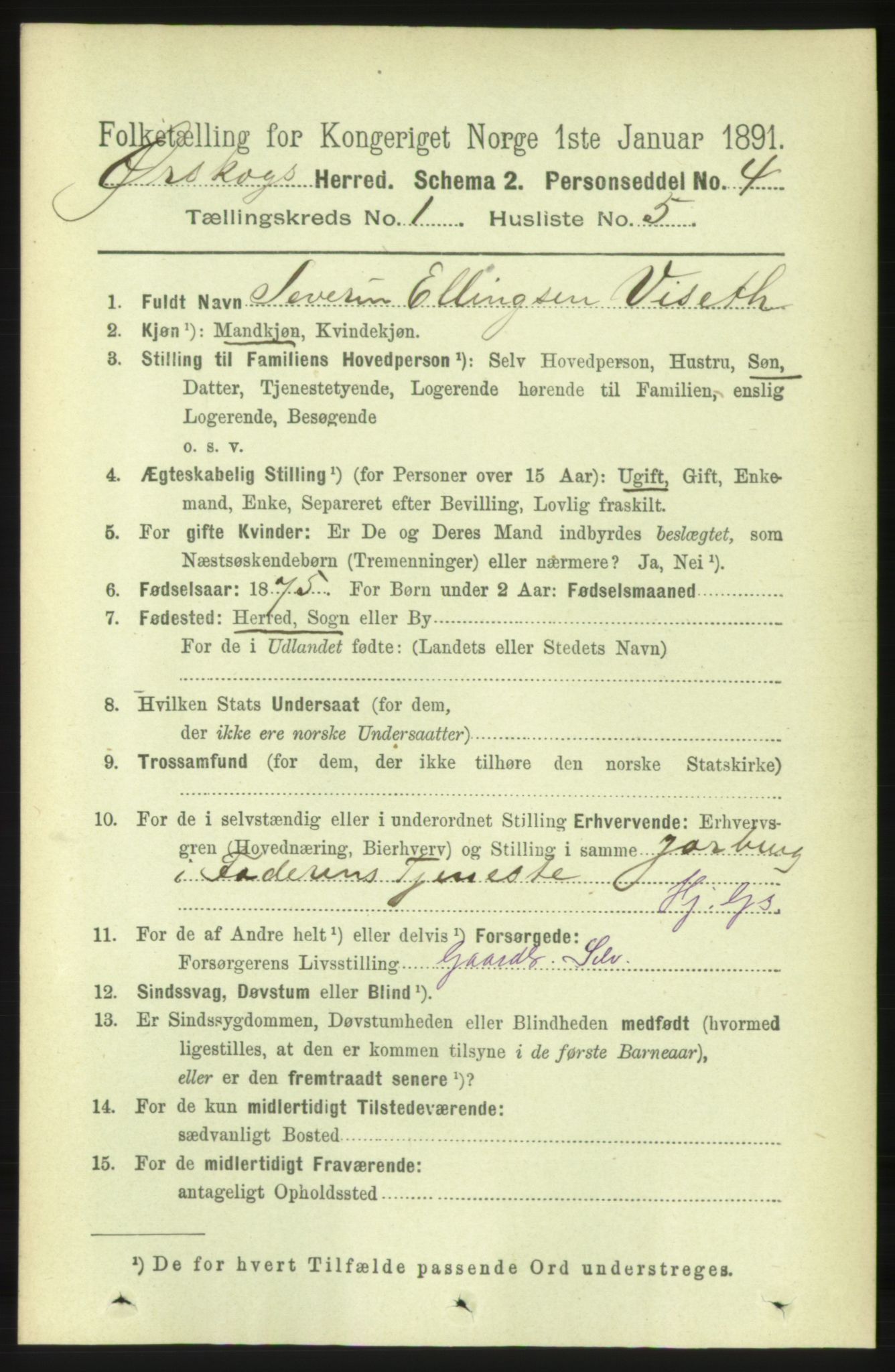 RA, 1891 census for 1527 Ørskog, 1891, p. 115