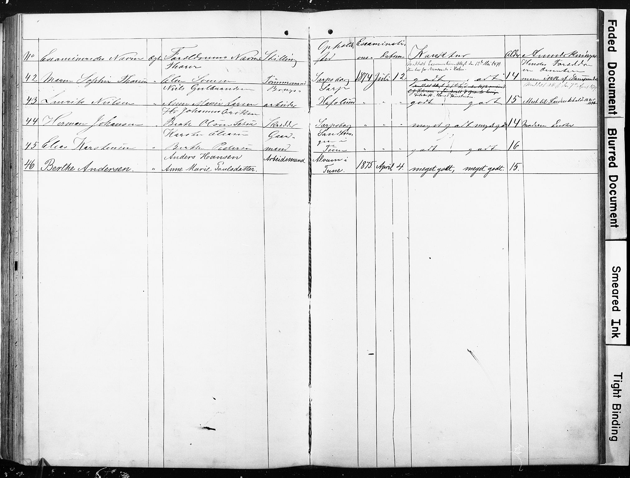 Sarpsborg metodistkirke, SAO/PAO-0233/A/L0001: Dissenter register no. 1, 1856-1875