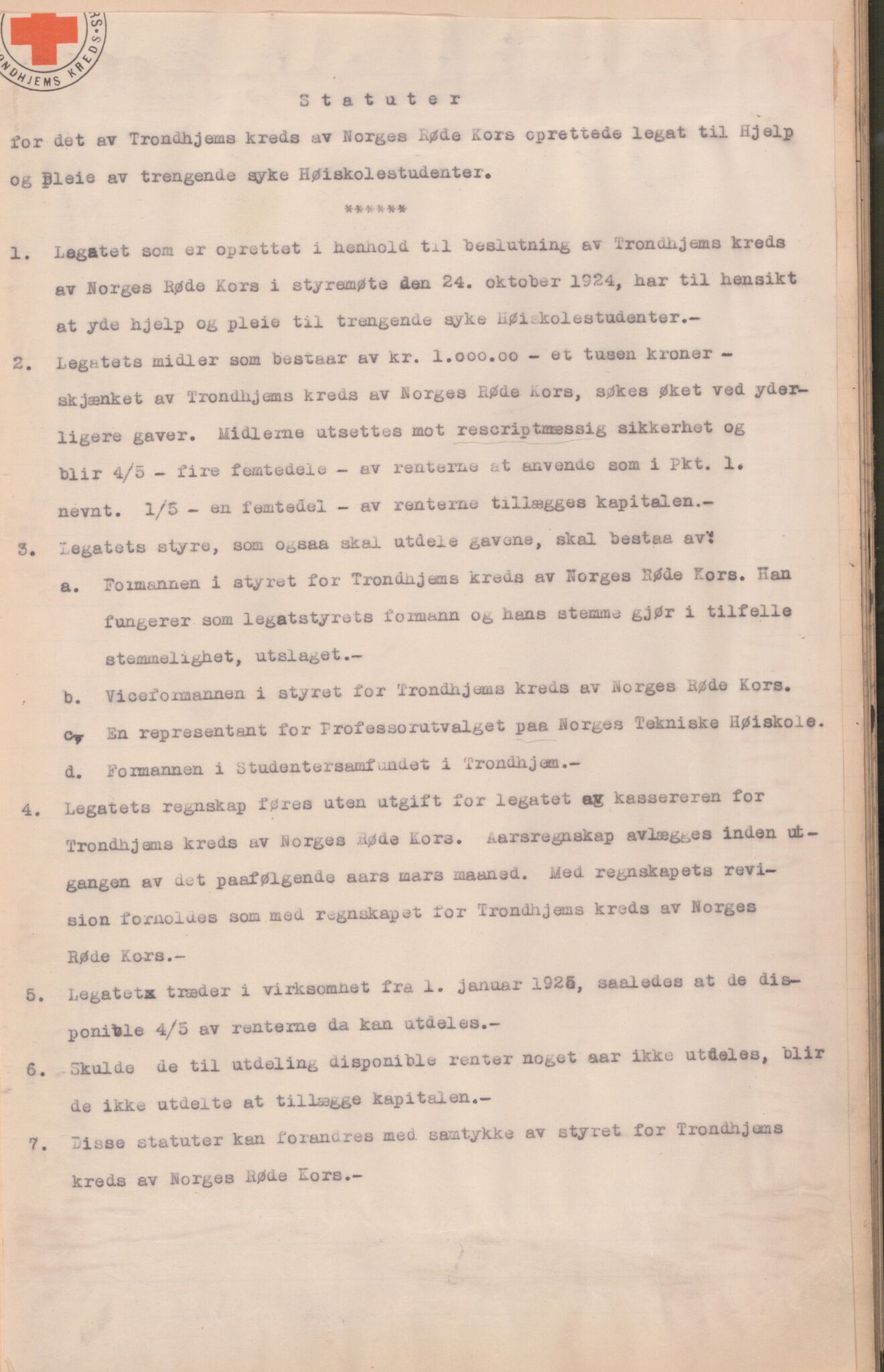 Trondheim Røde Kors, TRKO/PA-1204/A/Aa/L0001: Møtebok, 1917-1929, p. 103