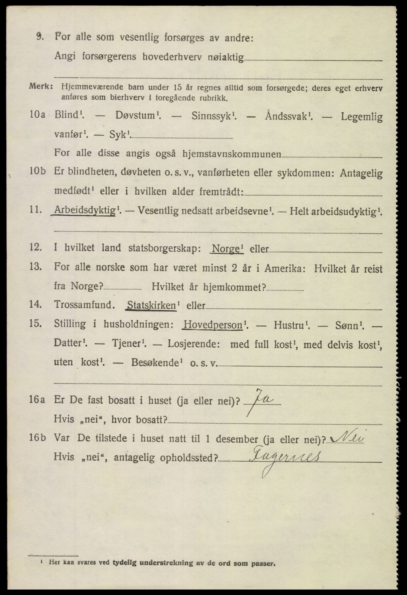 SAH, 1920 census for Nord-Aurdal, 1920, p. 6855