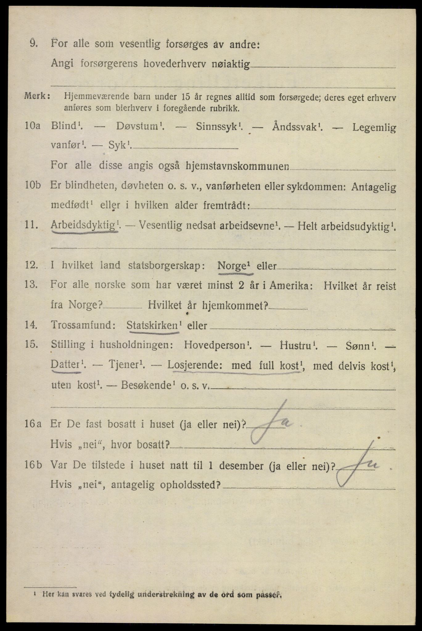 SAKO, 1920 census for Lier, 1920, p. 12663