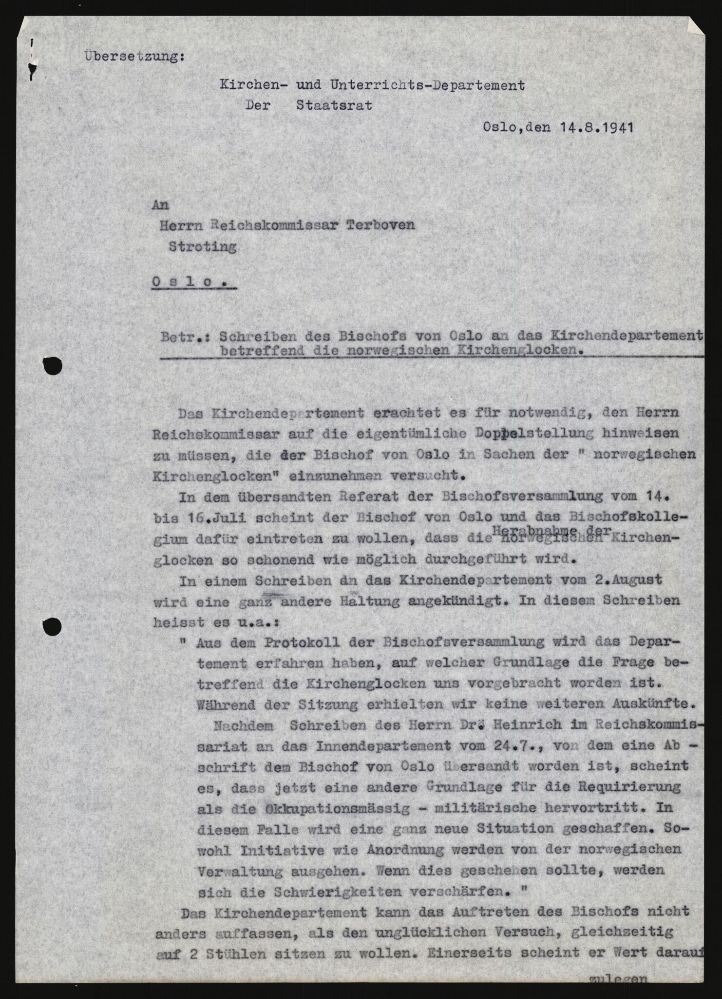 Forsvarets Overkommando. 2 kontor. Arkiv 11.4. Spredte tyske arkivsaker, AV/RA-RAFA-7031/D/Dar/Darb/L0013: Reichskommissariat - Hauptabteilung Vervaltung, 1917-1942, p. 1188