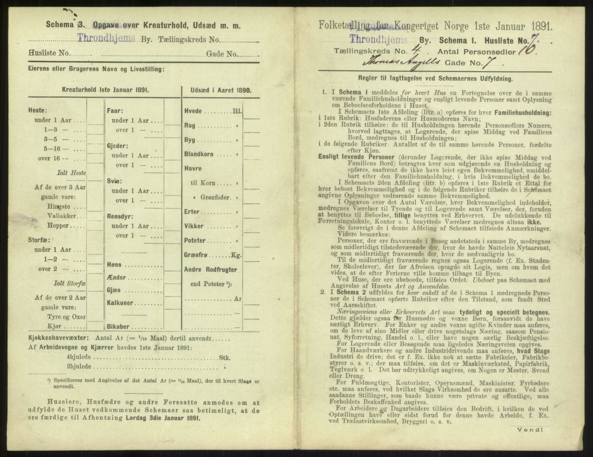 RA, 1891 census for 1601 Trondheim, 1891, p. 478