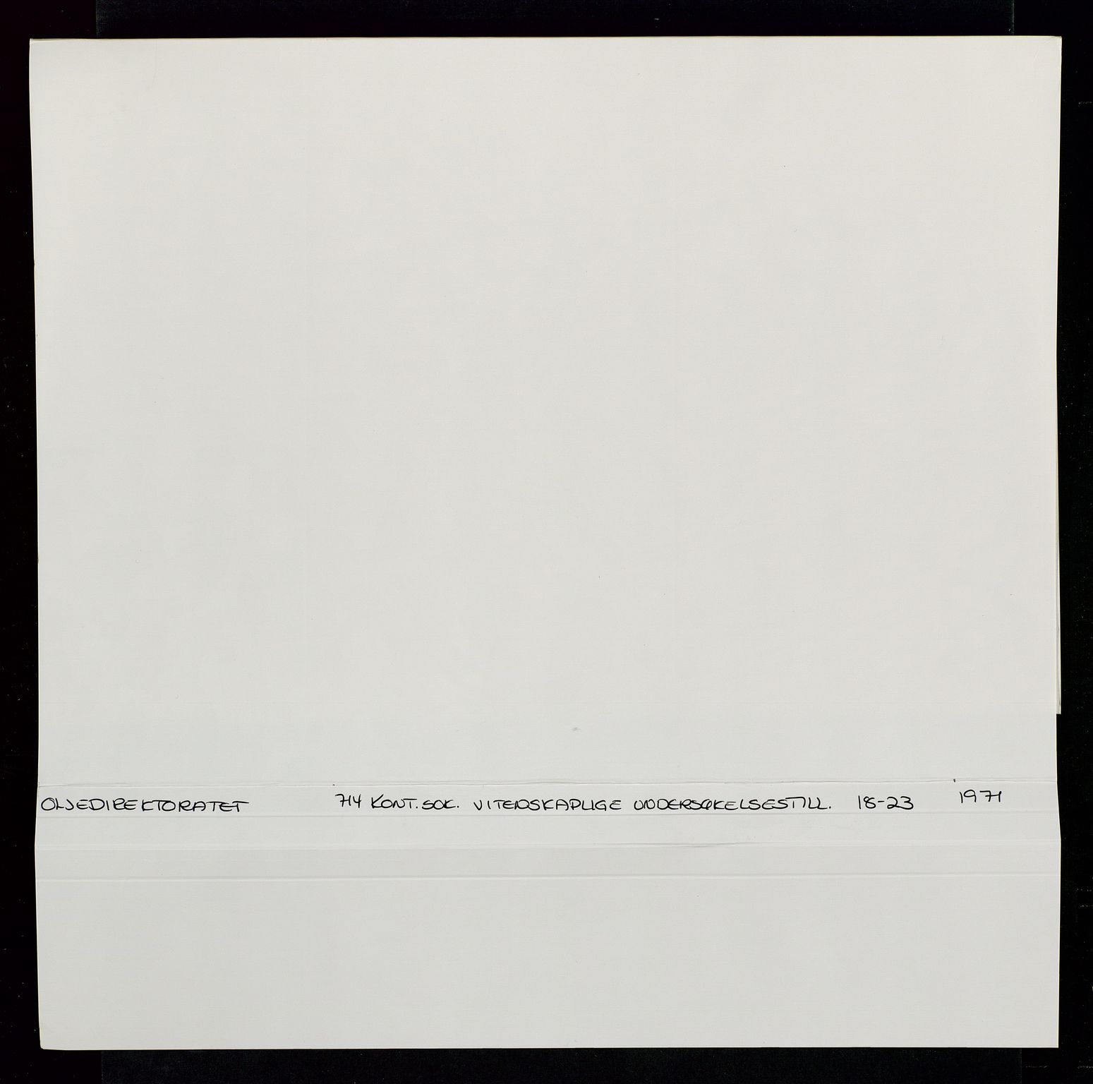 Industridepartementet, Oljekontoret, SAST/A-101348/Da/L0005:  Arkivnøkkel 712 - 714 Vitenskapelige undersøkelser og utviningstillatelser, 1967-1975, p. 528