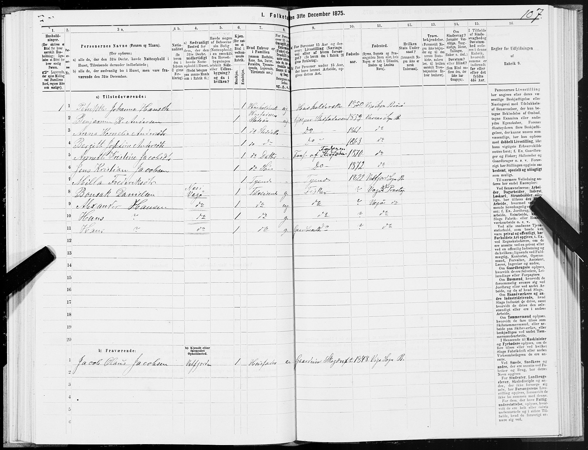 SAT, 1875 census for 1811P Bindal, 1875, p. 2107