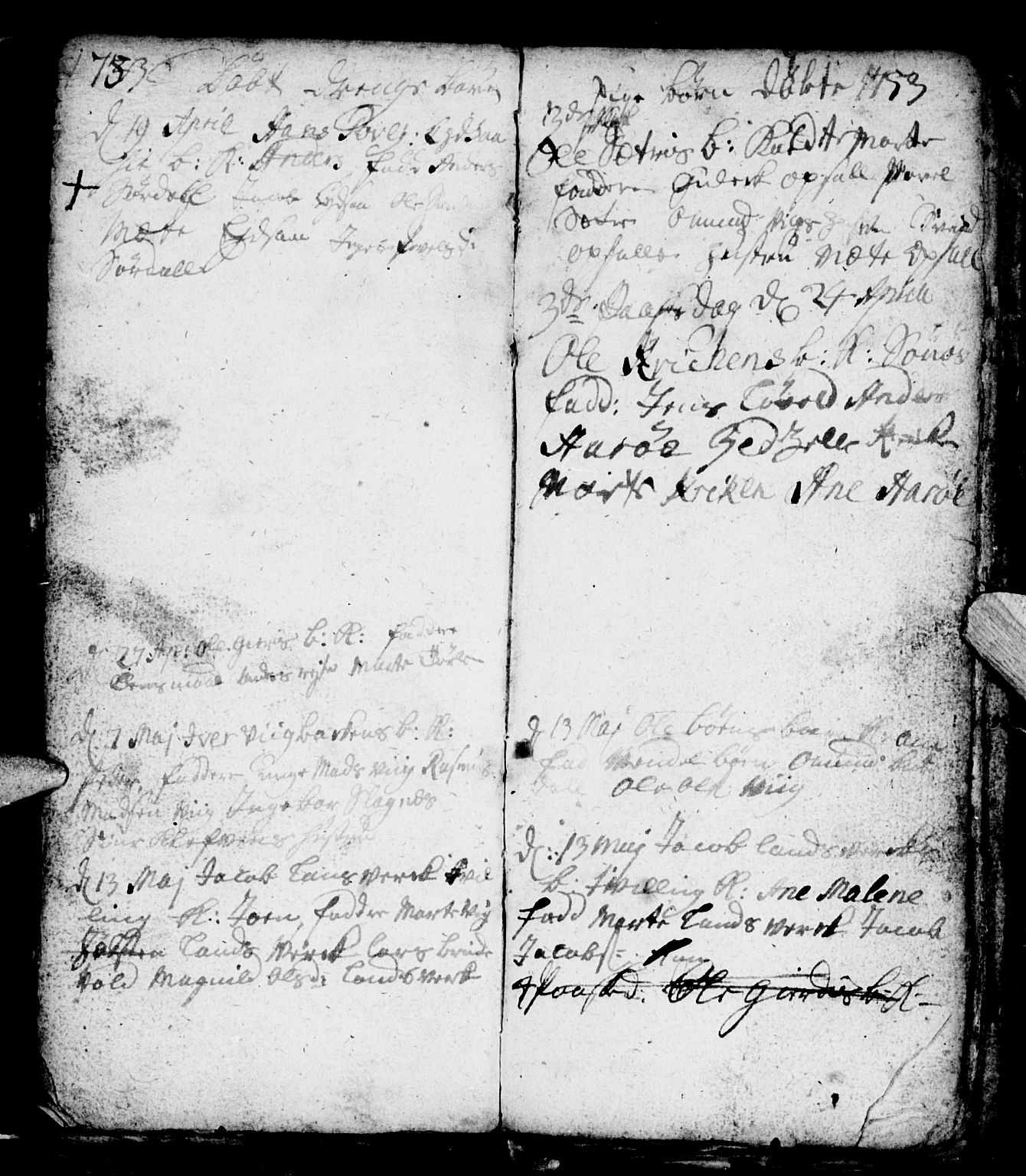 Ministerialprotokoller, klokkerbøker og fødselsregistre - Møre og Romsdal, AV/SAT-A-1454/501/L0001: Parish register (official) no. 501A01, 1742-1760