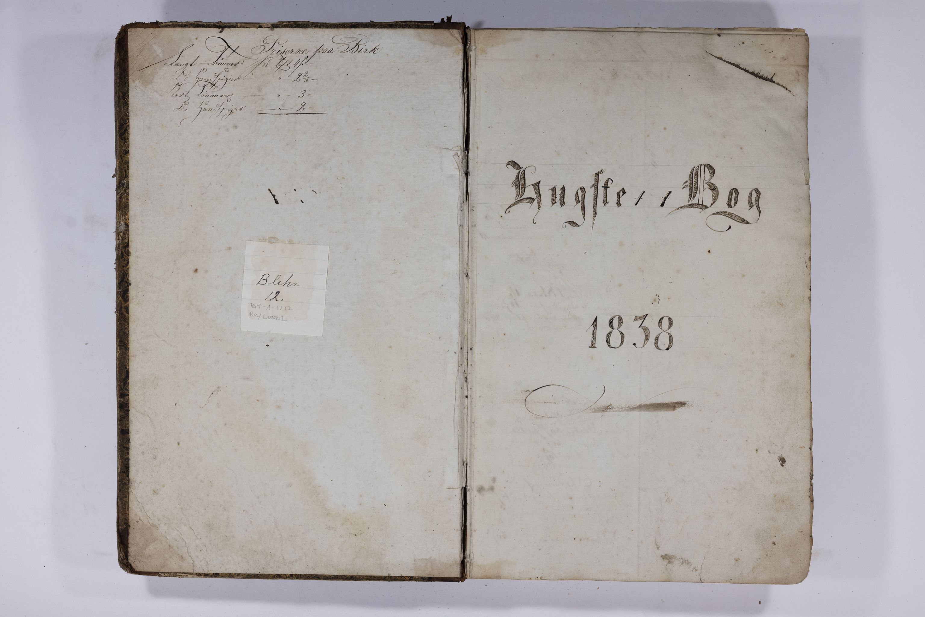 Blehr/ Kjellestad, TEMU/TGM-A-1212/R/Ra/L0002: Hugste bog, 1838-1840, p. 2