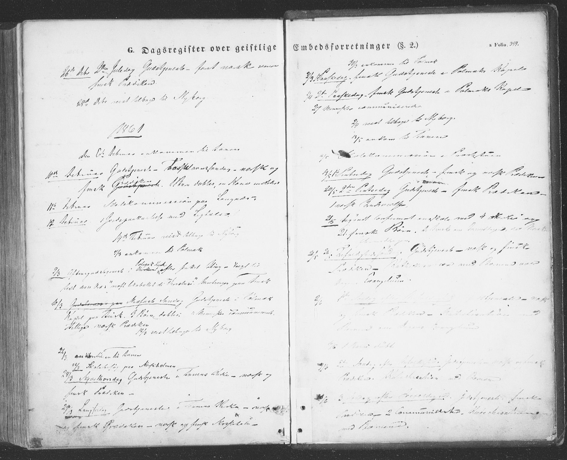 Tana sokneprestkontor, AV/SATØ-S-1334/H/Ha/L0001kirke: Parish register (official) no. 1, 1846-1861, p. 359