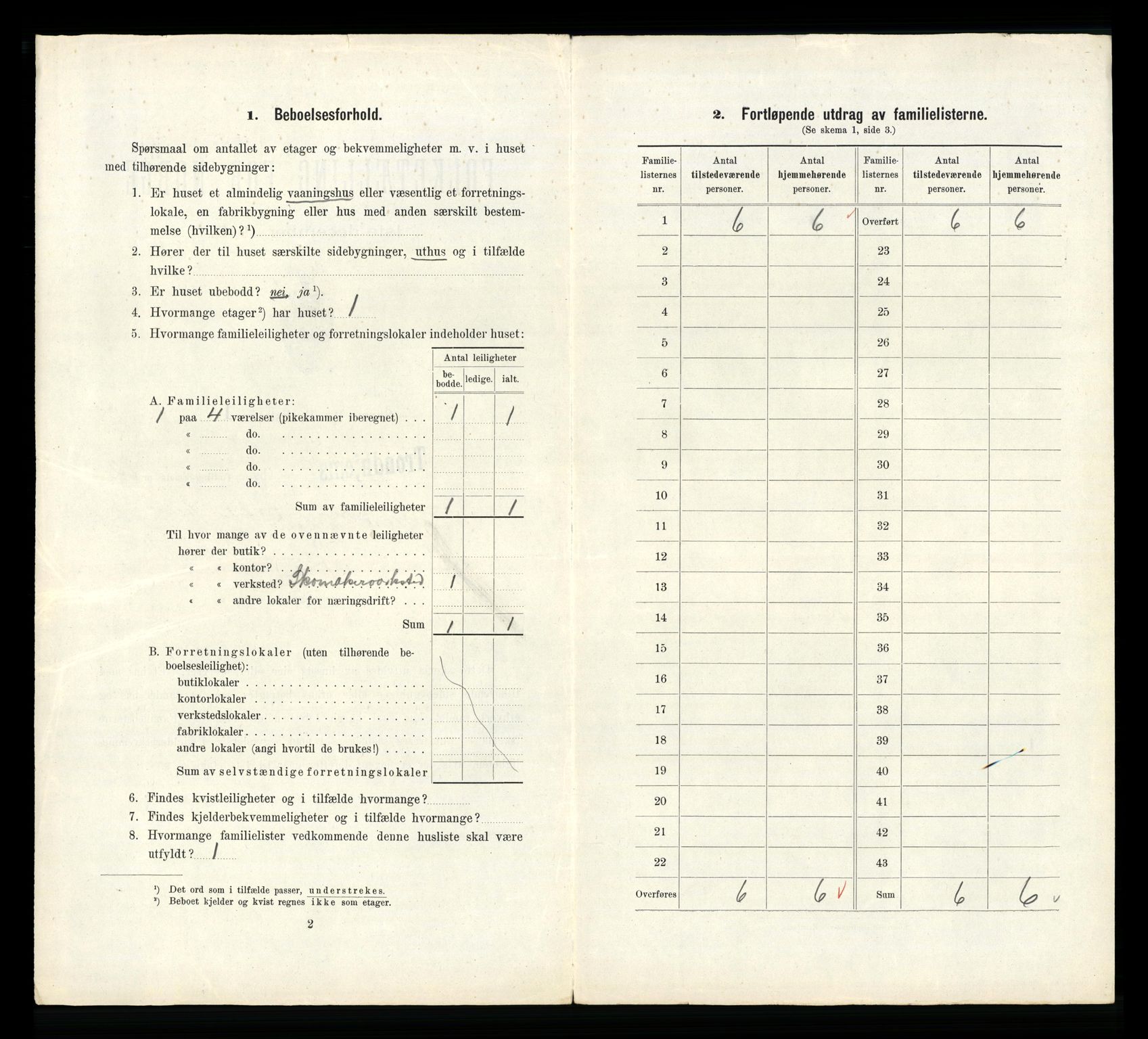 RA, 1910 census for Trondheim, 1910, p. 24722