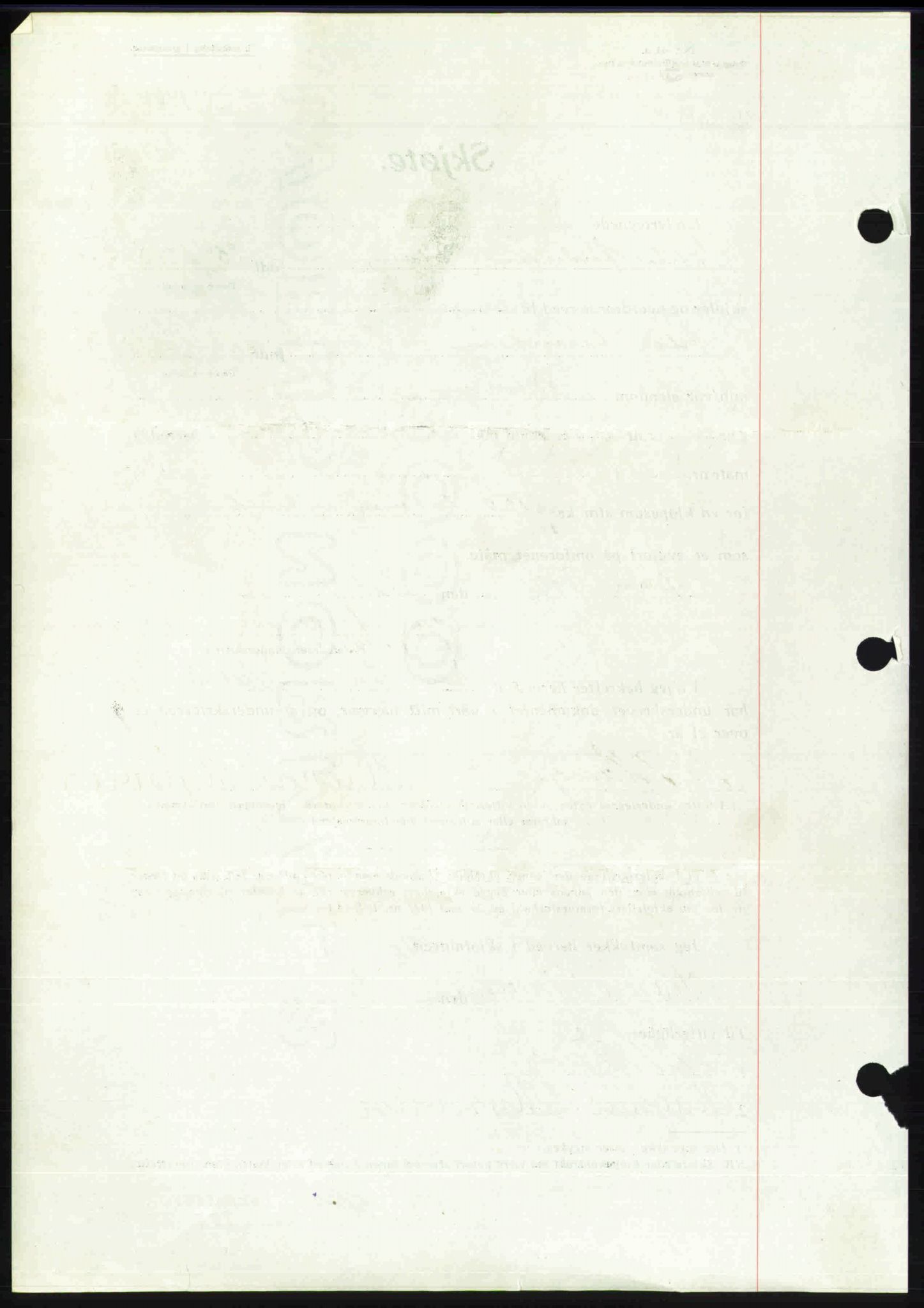 Toten tingrett, SAH/TING-006/H/Hb/Hbc/L0004: Mortgage book no. Hbc-04, 1938-1938, Diary no: : 1466/1938