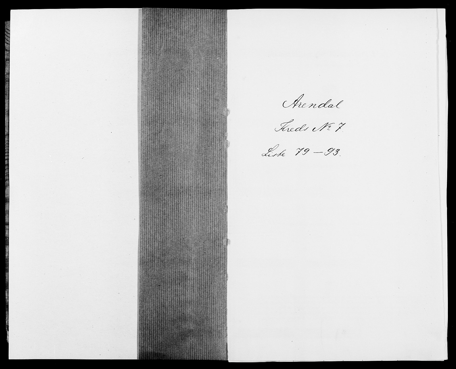 SAK, 1875 census for 0903P Arendal, 1875, p. 193