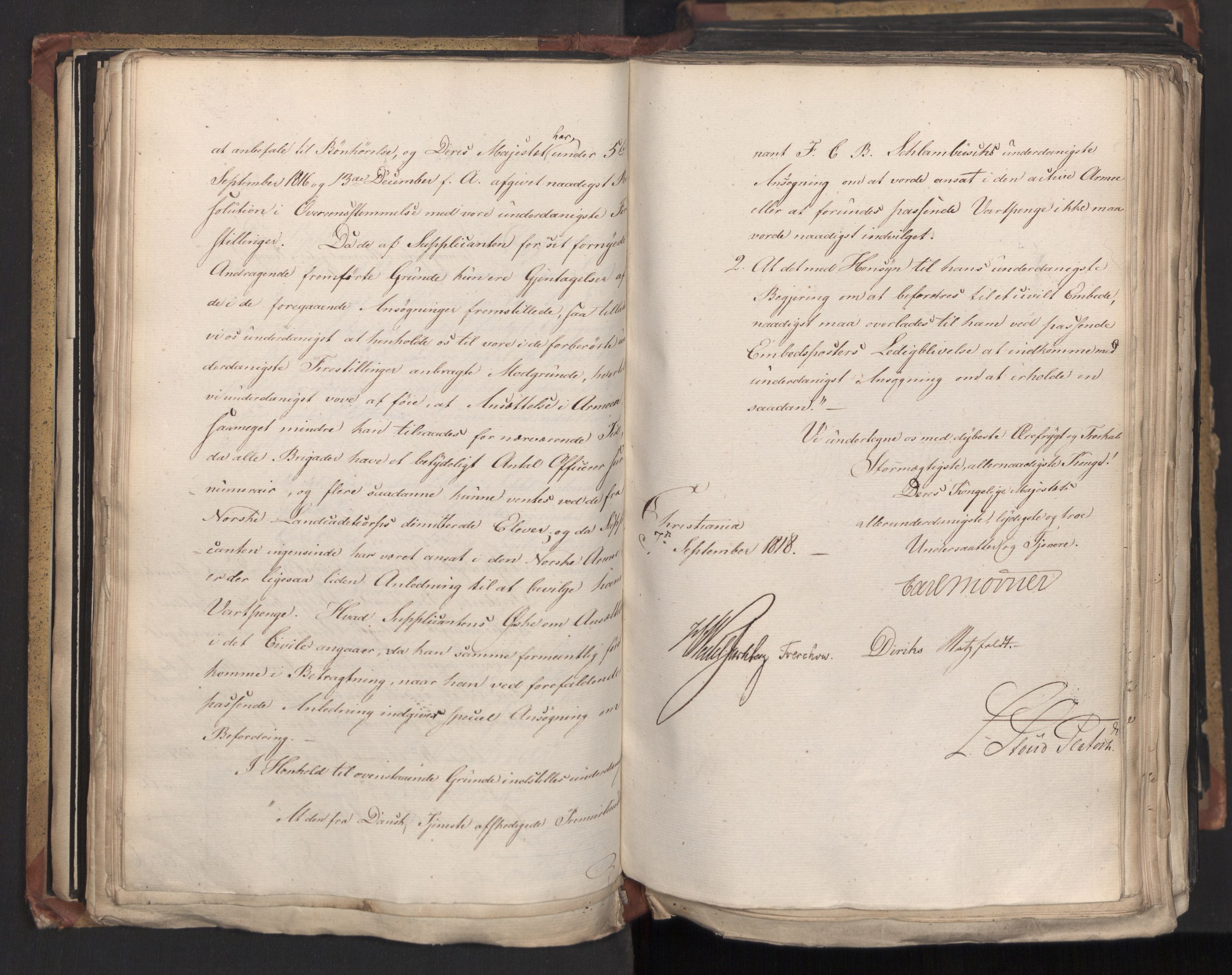 Statsrådsavdelingen i Stockholm, AV/RA-S-1003/D/Da/L0015: Regjeringsinnstillinger nr. 3058-3300, 1818, p. 98