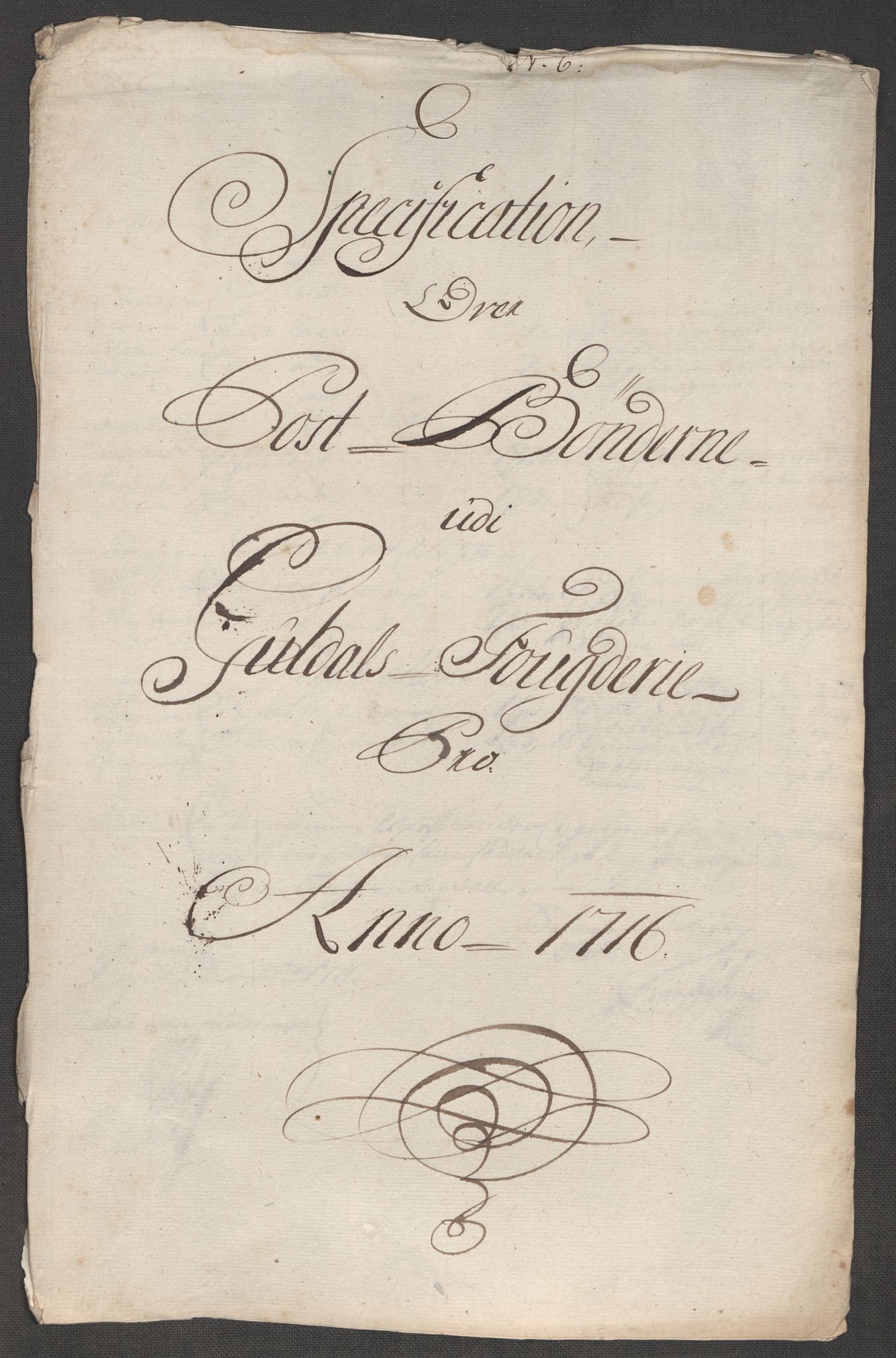 Rentekammeret inntil 1814, Reviderte regnskaper, Fogderegnskap, RA/EA-4092/R60/L3968: Fogderegnskap Orkdal og Gauldal, 1716, p. 201