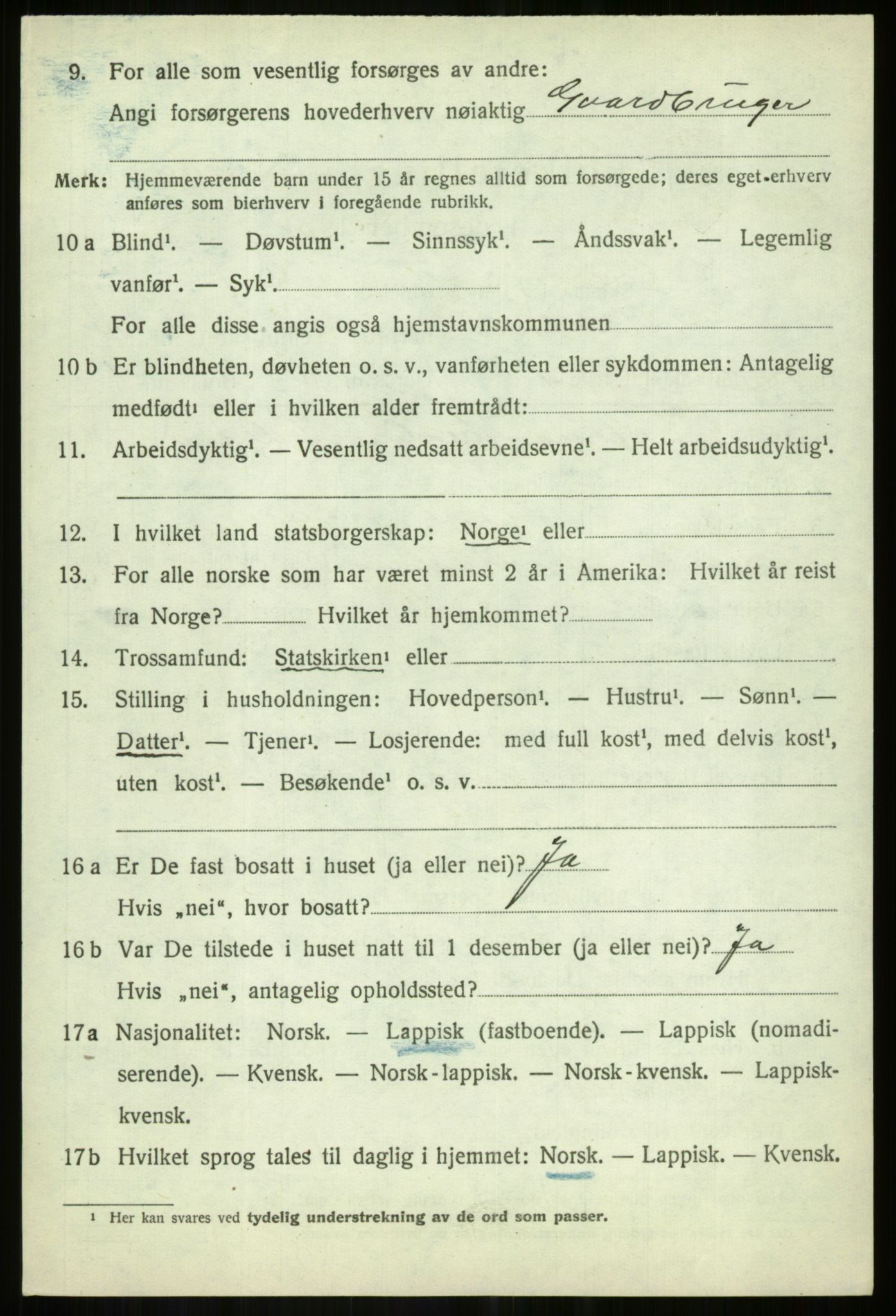 SATØ, 1920 census for Målselv, 1920, p. 7574