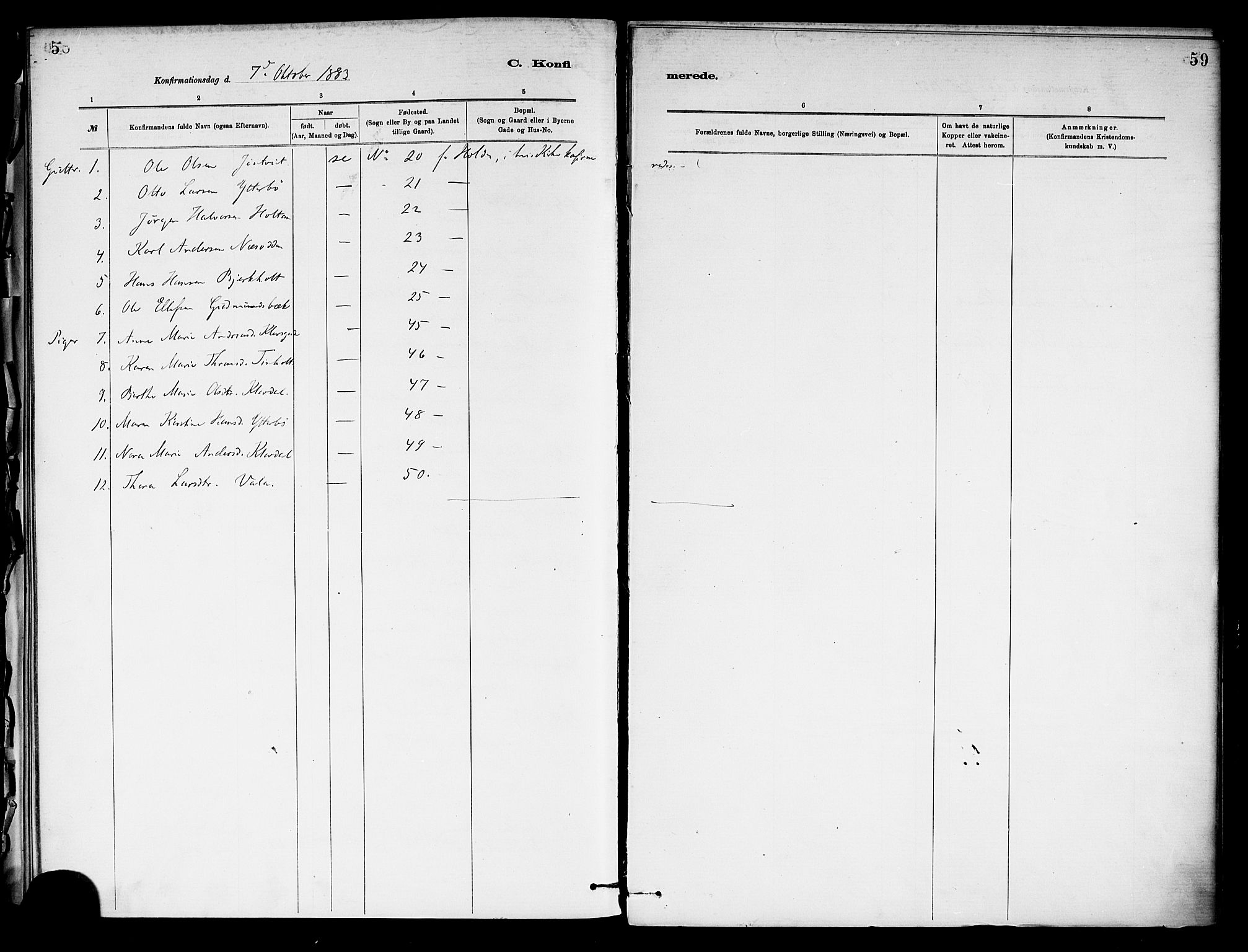 Holla kirkebøker, SAKO/A-272/F/Fa/L0009: Parish register (official) no. 9, 1881-1897, p. 58