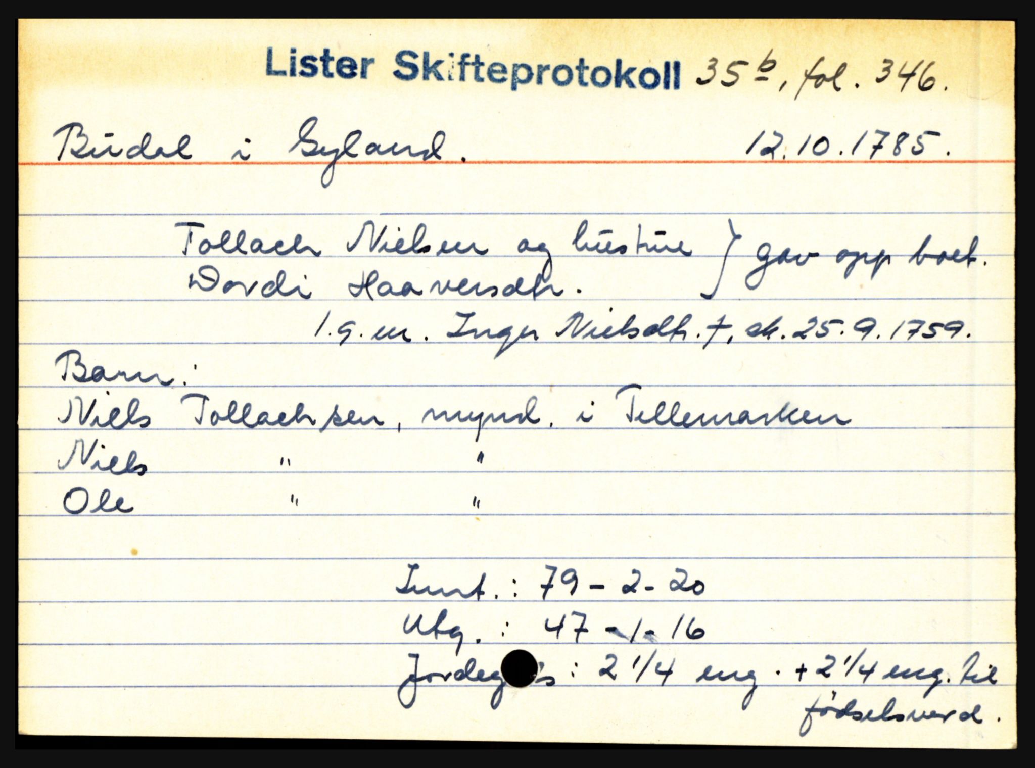 Lister sorenskriveri, AV/SAK-1221-0003/H, p. 3963