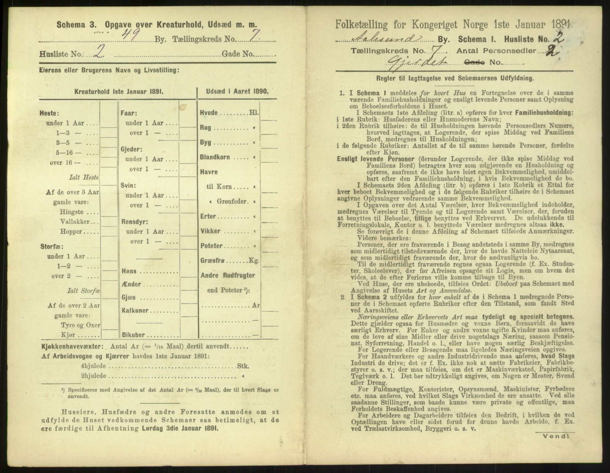 RA, 1891 census for 1501 Ålesund, 1891, p. 548