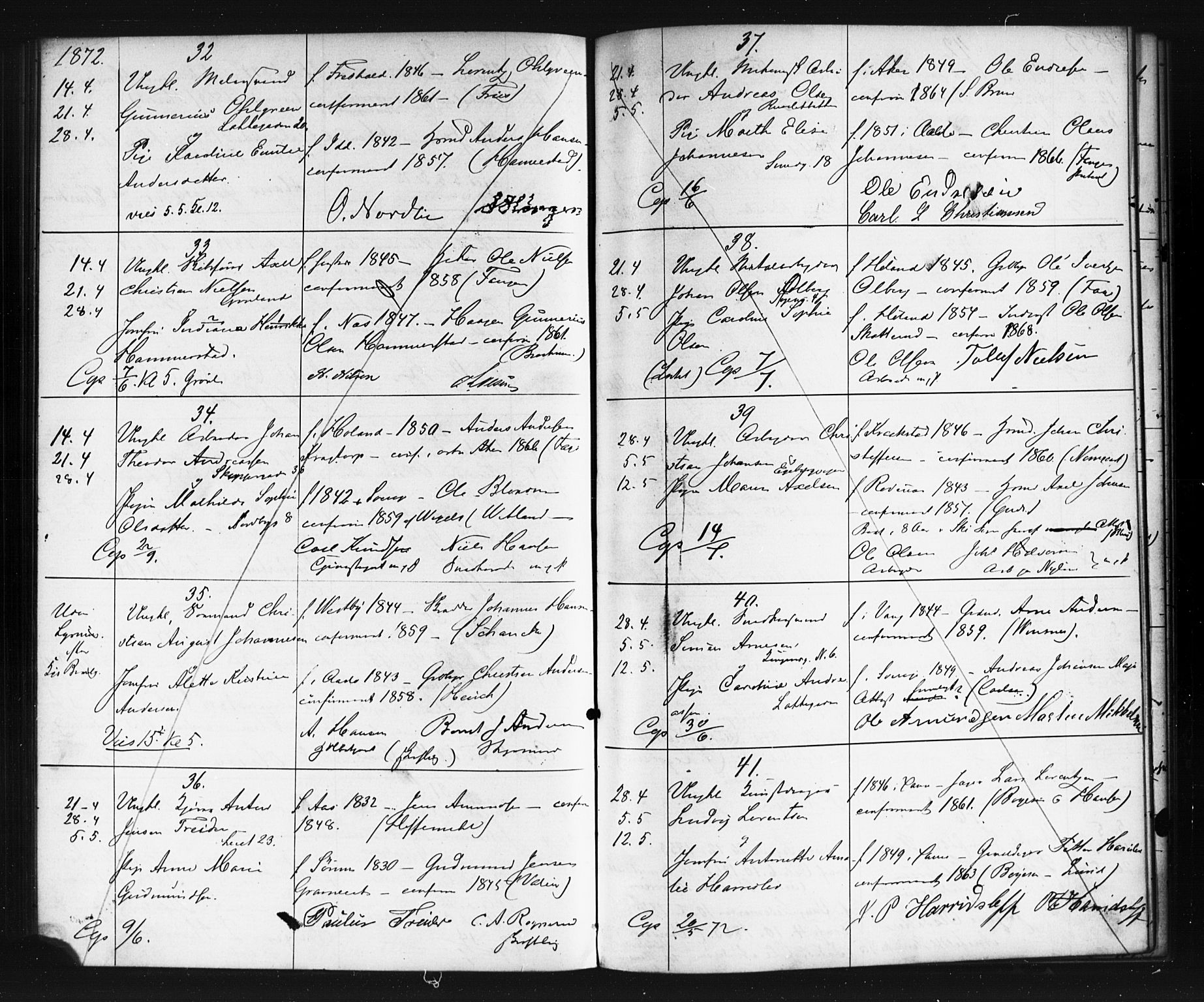 Grønland prestekontor Kirkebøker, AV/SAO-A-10848/G/Ga/L0002: Parish register (copy) no. 2, 1861-1863