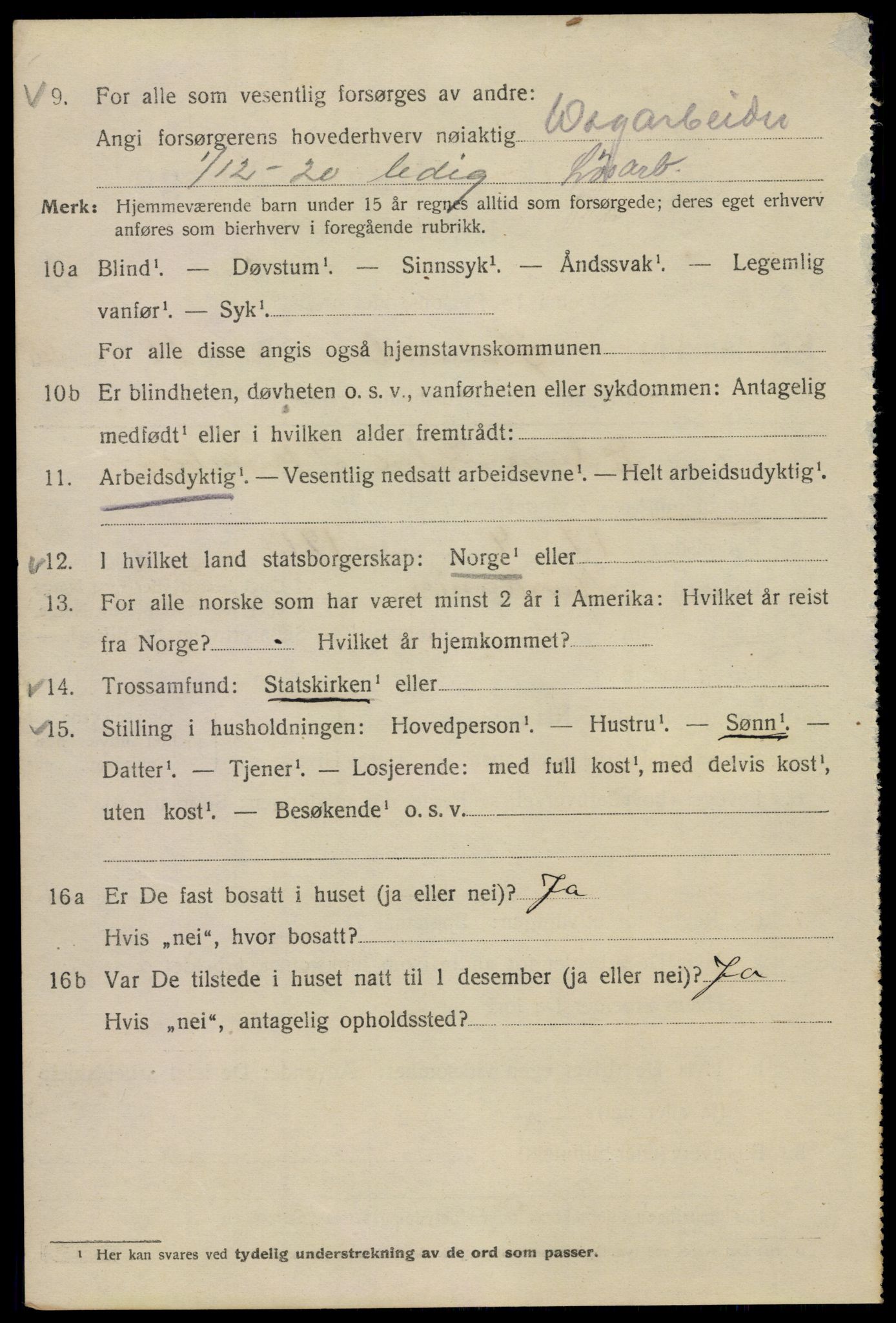 SAO, 1920 census for Kristiania, 1920, p. 312762