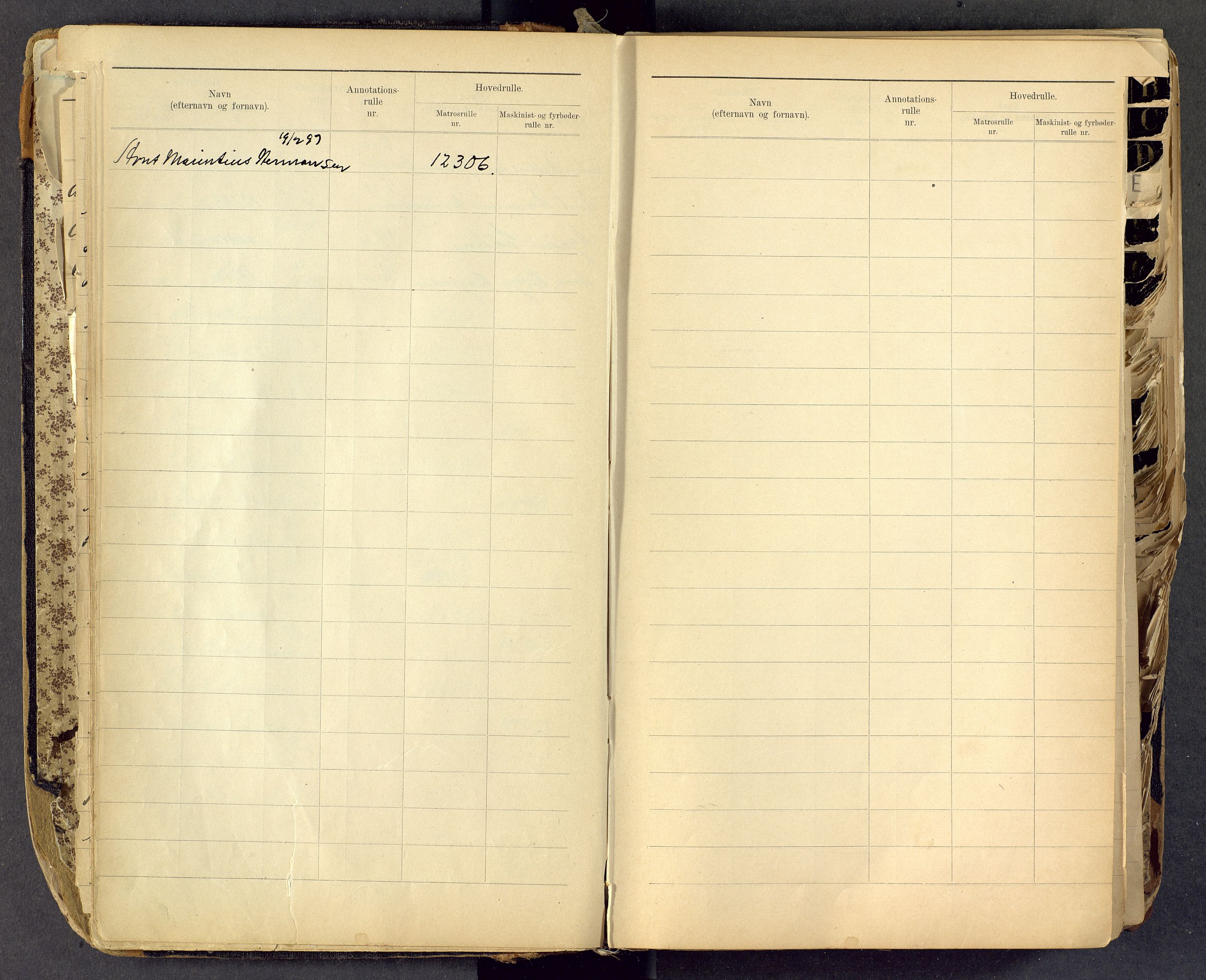 Tønsberg innrulleringskontor, AV/SAKO-A-786/G/Ga/L0002: Register til annotasjons- og hovedrulle, 1907-1933, p. 30