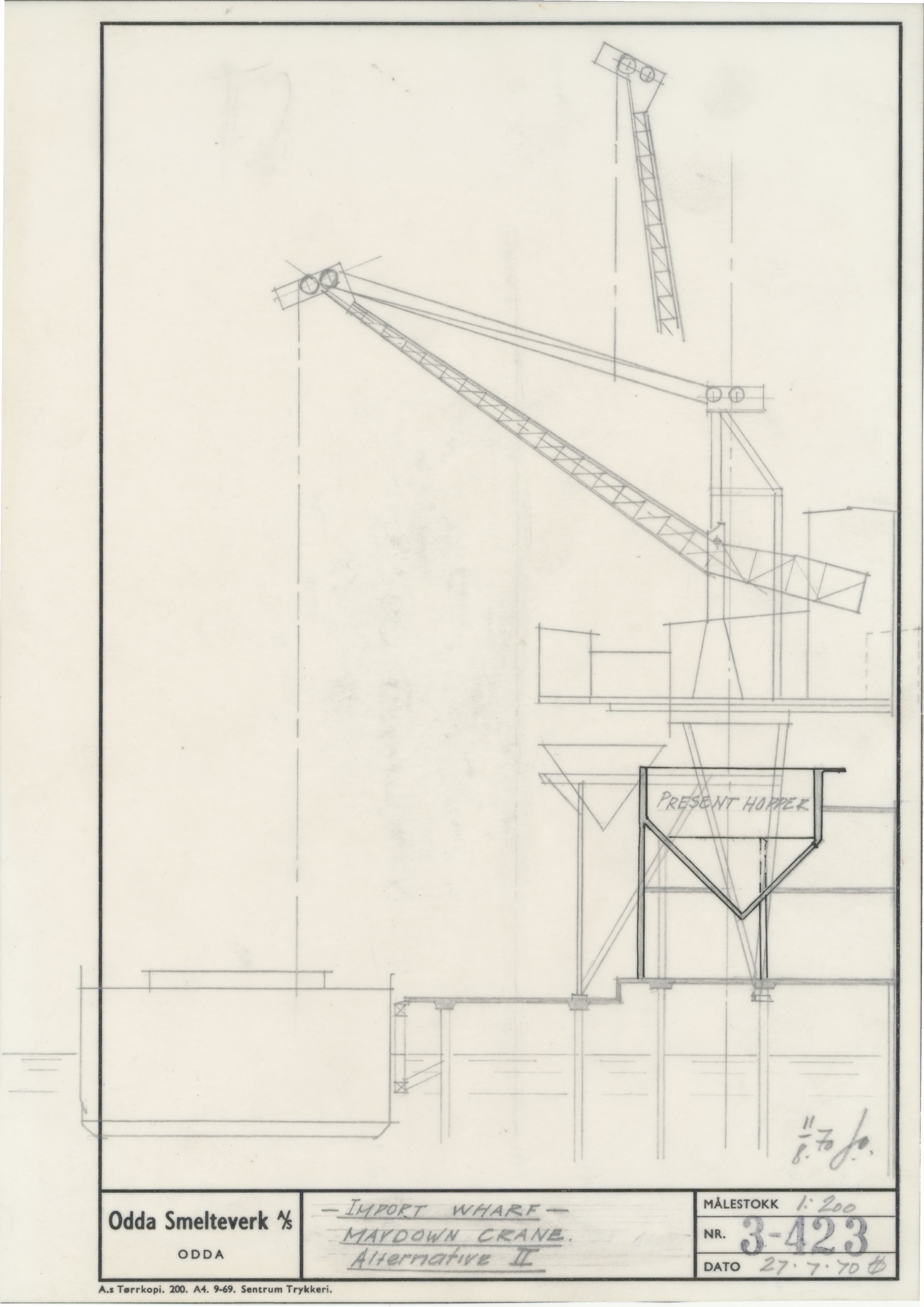 Odda smelteverk AS, KRAM/A-0157.1/T/Td/L0003: Gruppe 3. Importkai, 1954-1993, p. 207