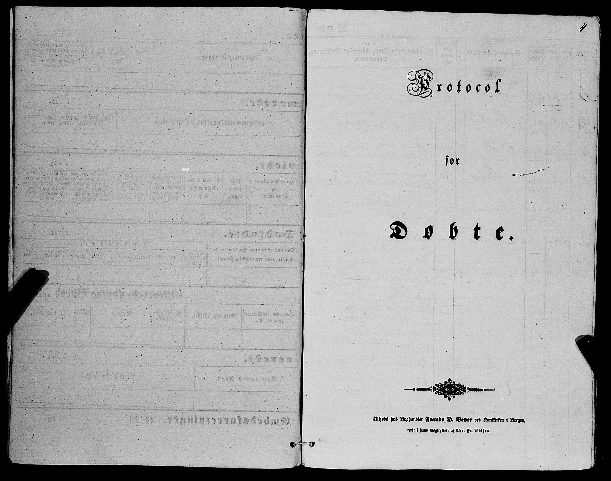 Fana Sokneprestembete, SAB/A-75101/H/Haa/Haaa/L0011: Parish register (official) no. A 11, 1851-1862, p. 4