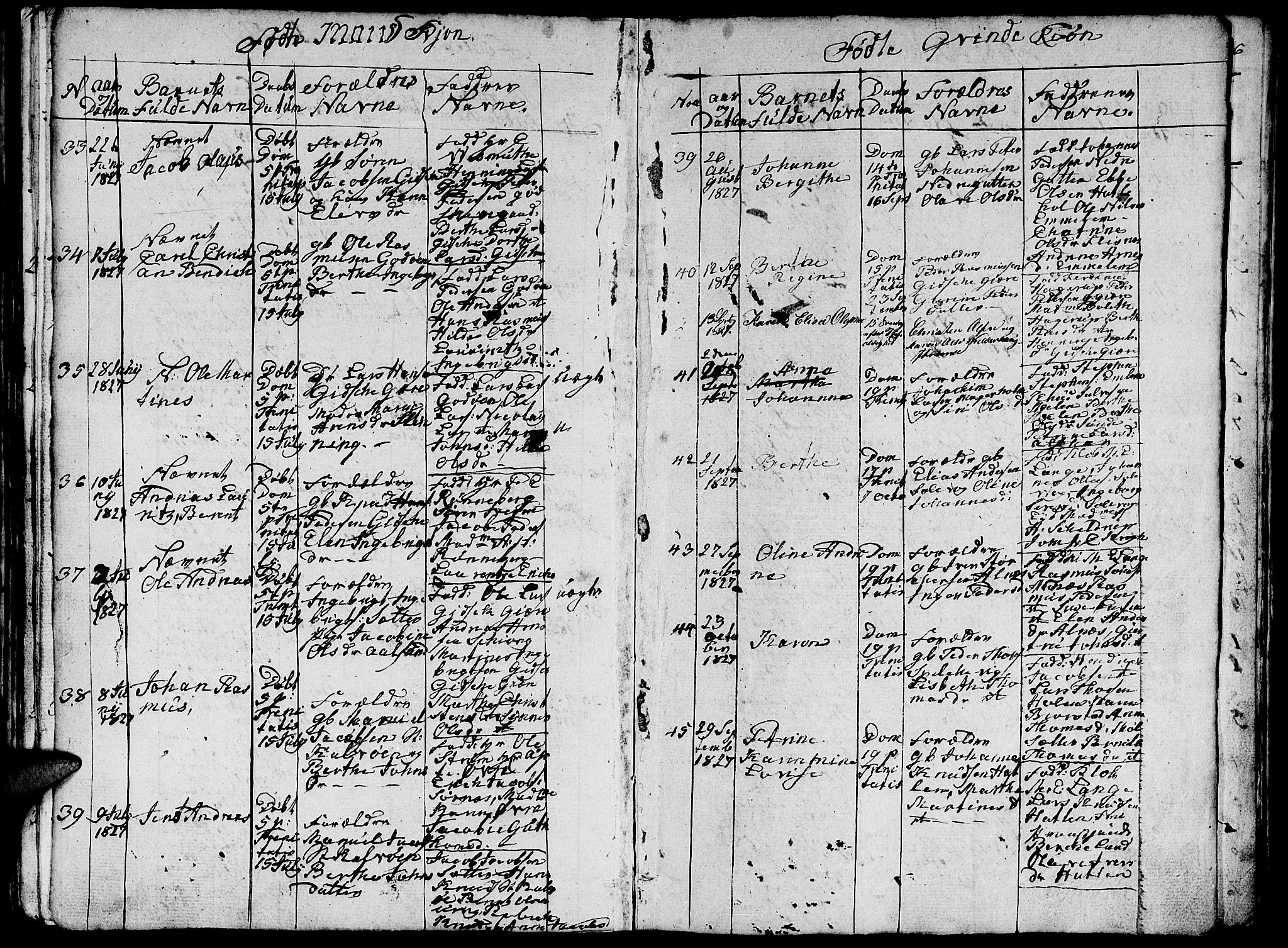 Ministerialprotokoller, klokkerbøker og fødselsregistre - Møre og Romsdal, AV/SAT-A-1454/528/L0423: Parish register (copy) no. 528C04, 1816-1827