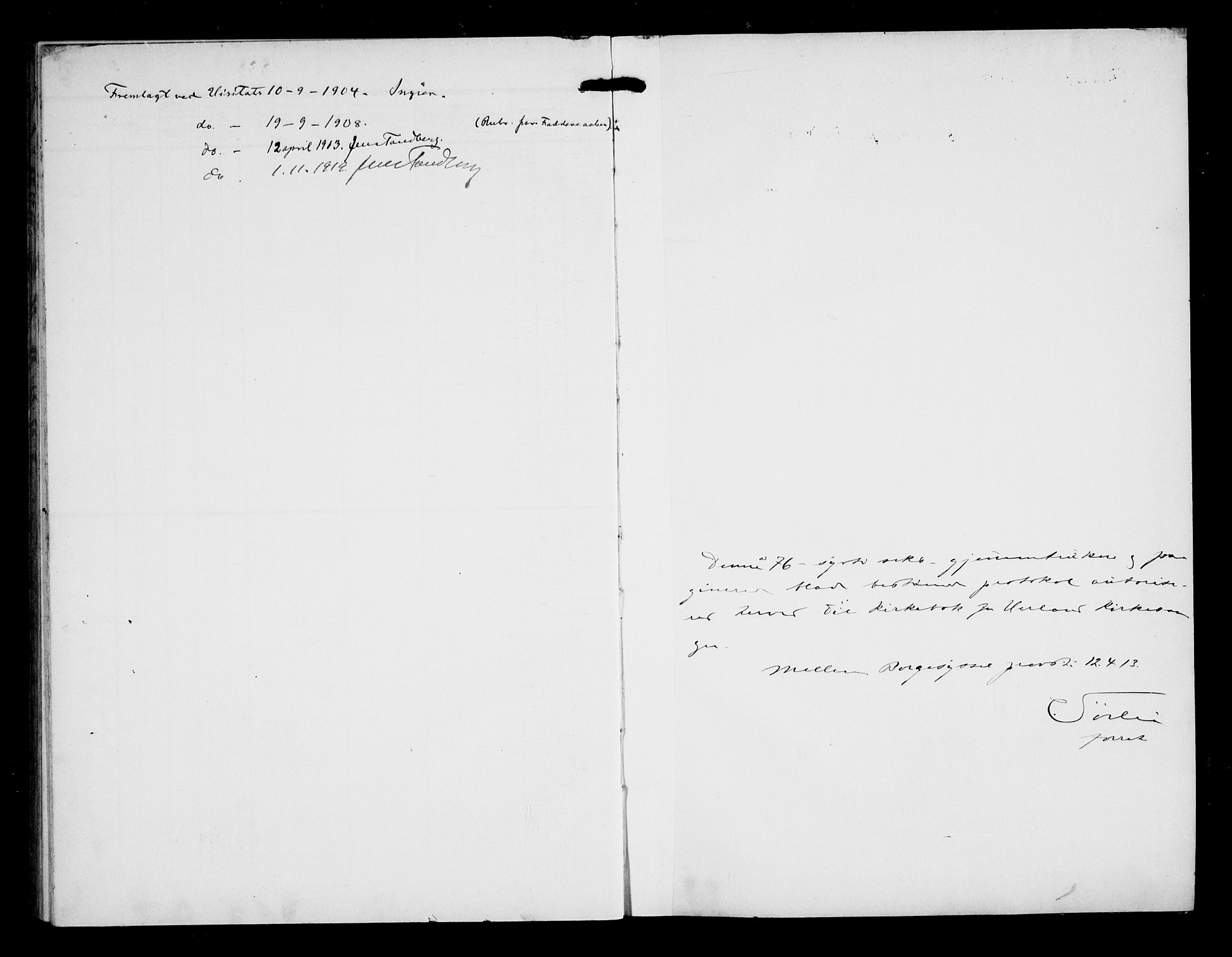 Eidsberg prestekontor Kirkebøker, AV/SAO-A-10905/G/Gb/L0001: Parish register (copy) no. II 1, 1903-1914