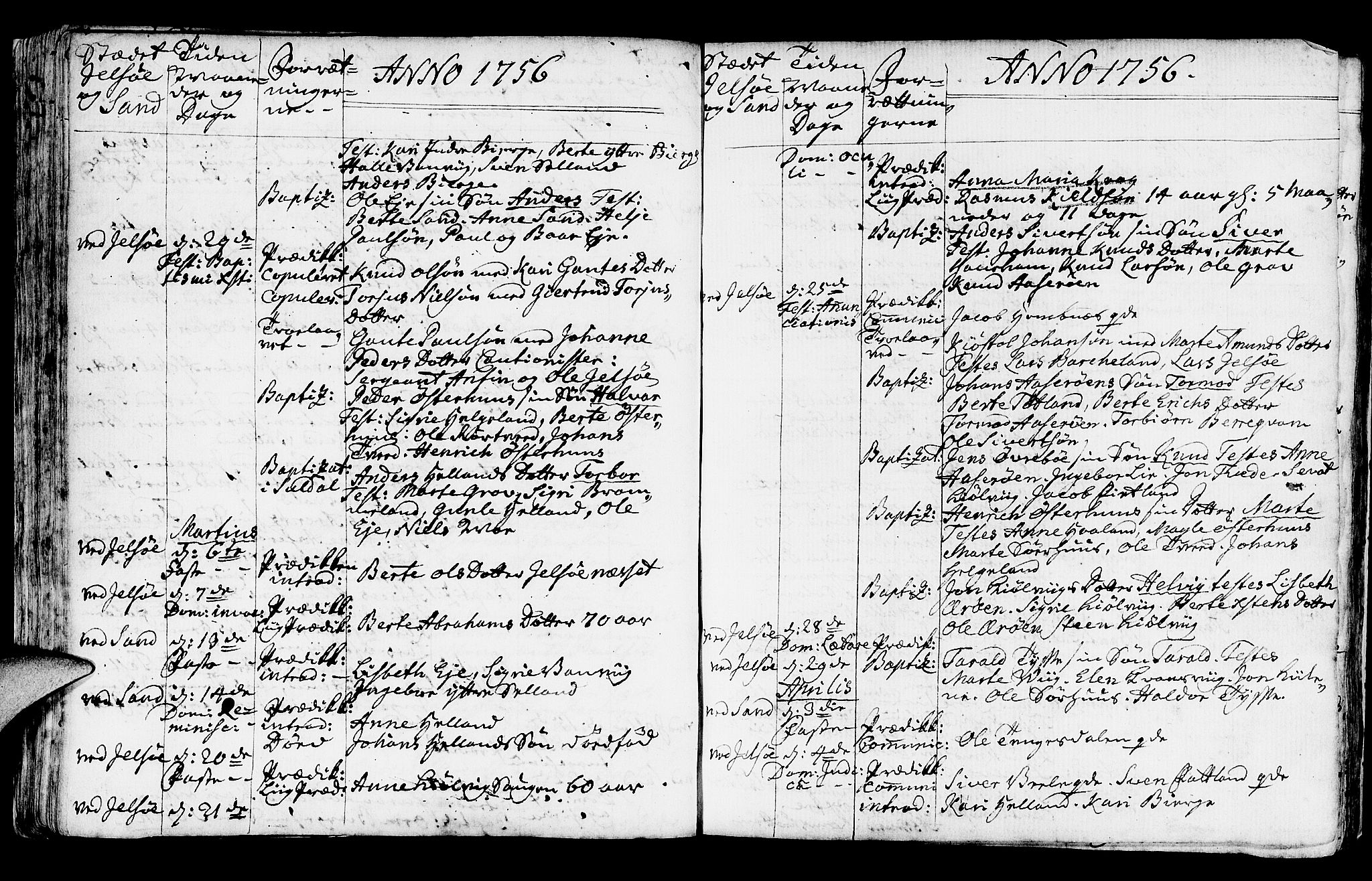 Jelsa sokneprestkontor, SAST/A-101842/01/IV: Parish register (official) no. A 2, 1753-1767