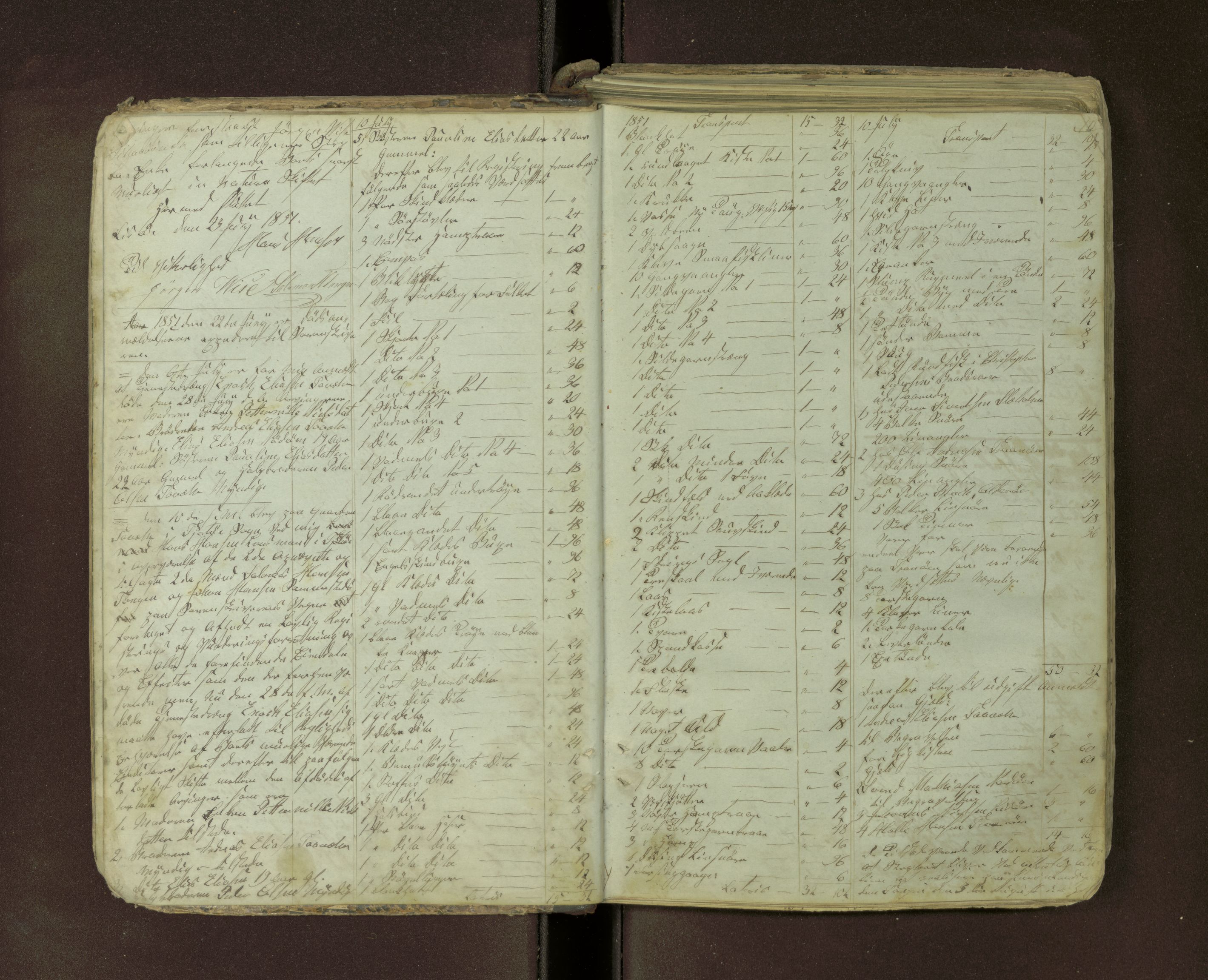 Tjøtta lensmannskontor, AV/SAT-A-5712/1/02/L0002: 2.02.01 - Registreringsprotokoll, merk. dødsanmeldelse, 1845-1873