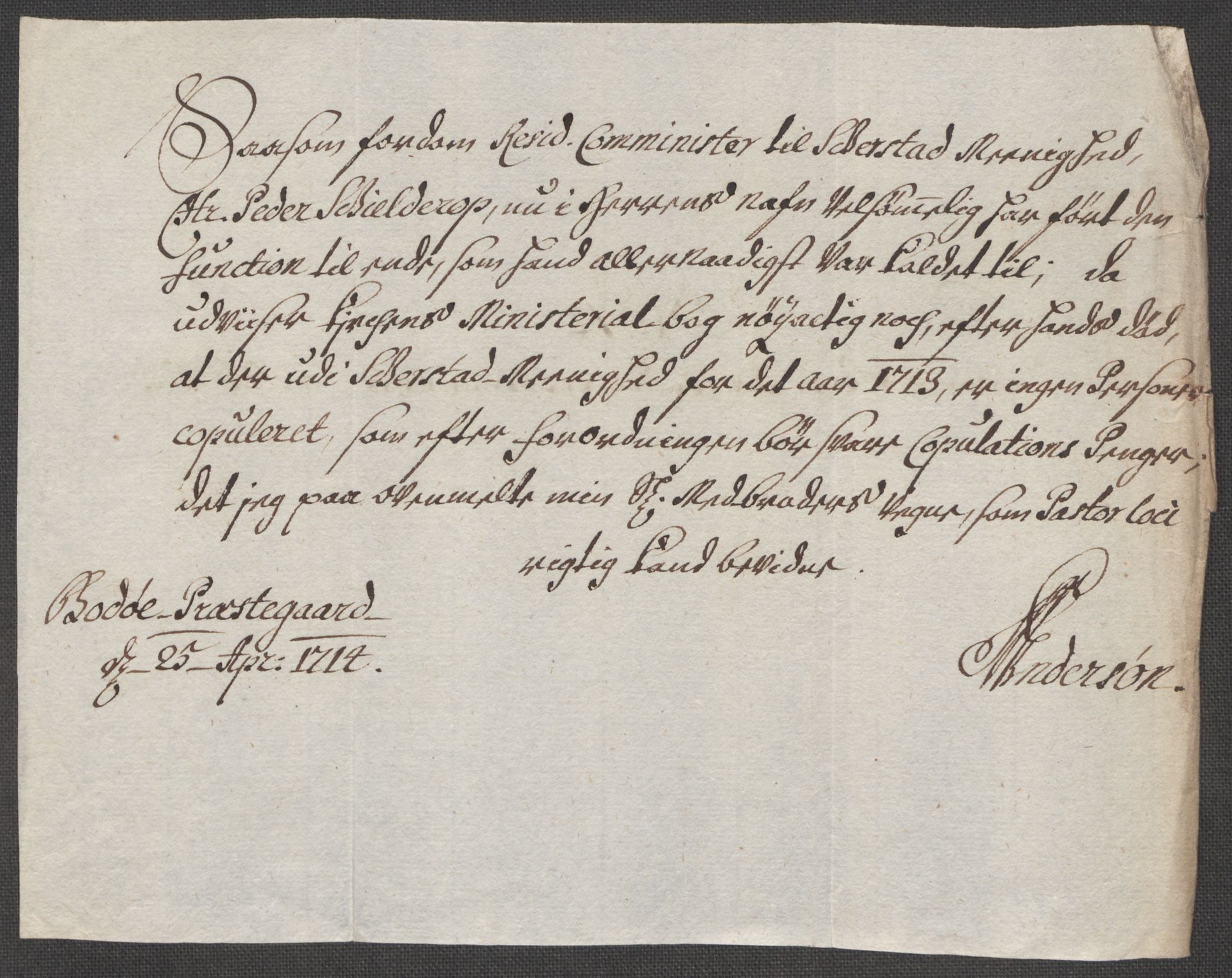 Rentekammeret inntil 1814, Reviderte regnskaper, Fogderegnskap, AV/RA-EA-4092/R66/L4583: Fogderegnskap Salten, 1713, p. 105