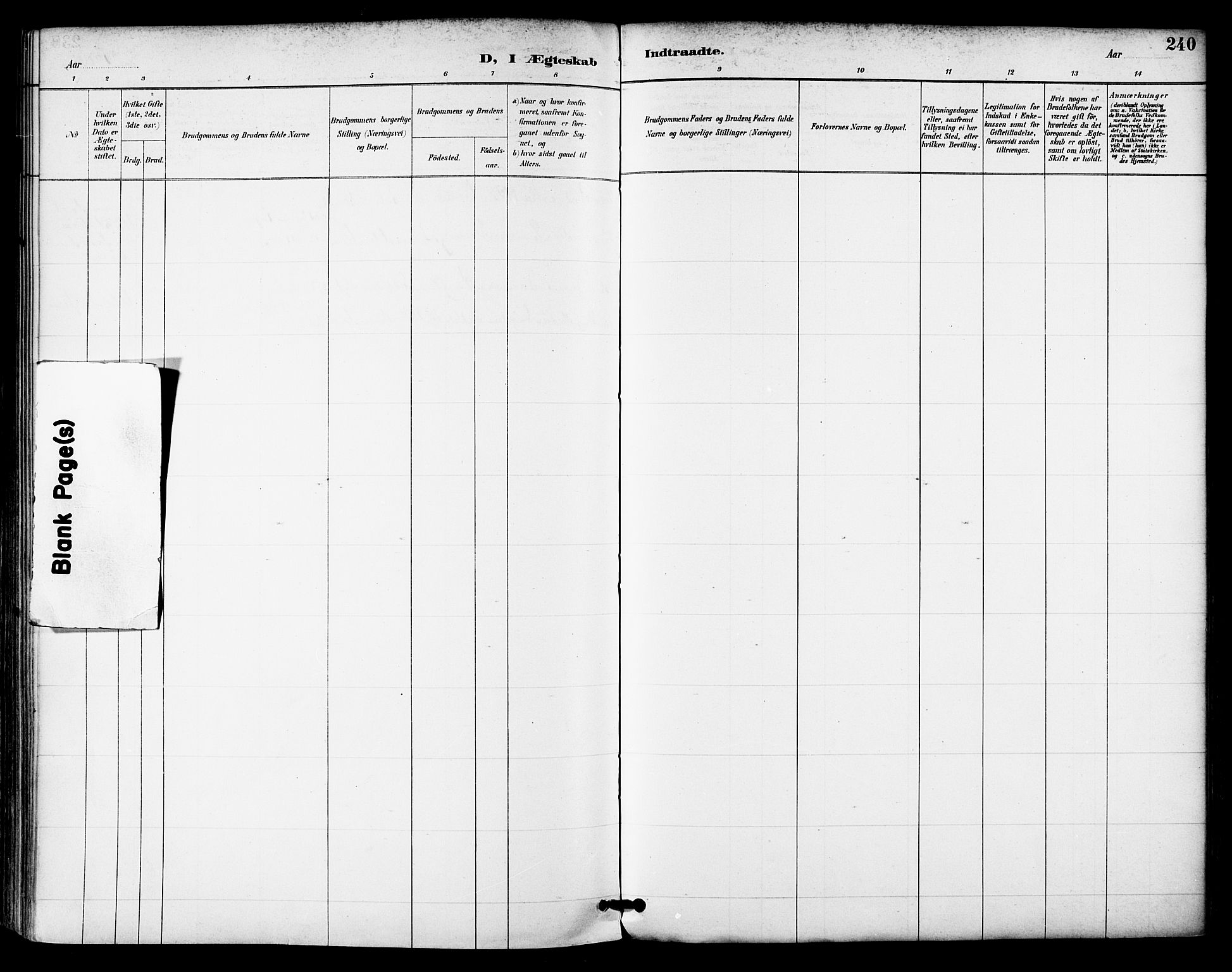 Ministerialprotokoller, klokkerbøker og fødselsregistre - Nordland, AV/SAT-A-1459/855/L0803: Parish register (official) no. 855A11, 1887-1905, p. 240