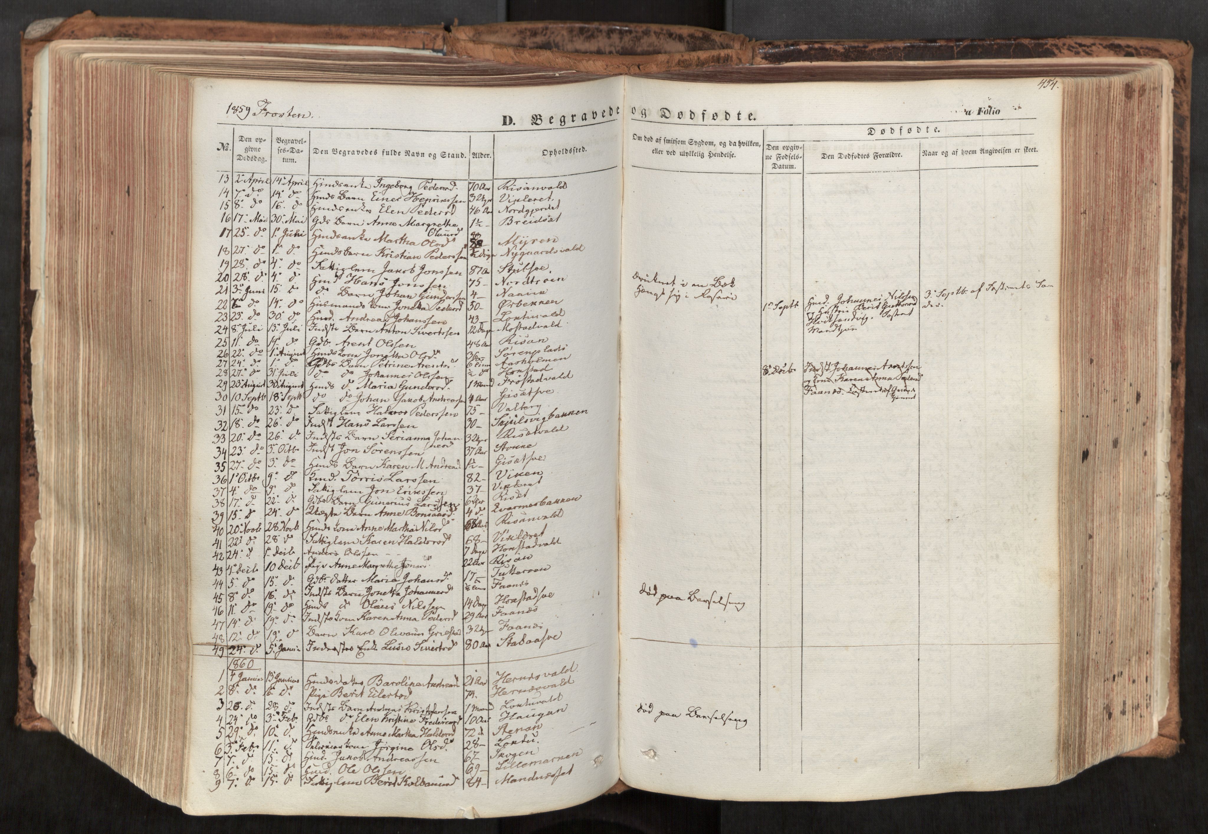 Ministerialprotokoller, klokkerbøker og fødselsregistre - Nord-Trøndelag, SAT/A-1458/713/L0116: Parish register (official) no. 713A07, 1850-1877, p. 454