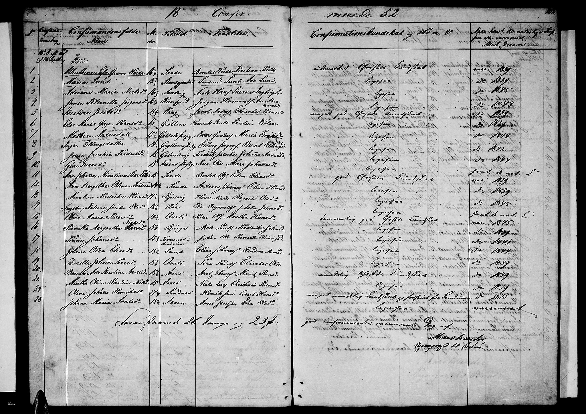 Ministerialprotokoller, klokkerbøker og fødselsregistre - Nordland, AV/SAT-A-1459/812/L0187: Parish register (copy) no. 812C05, 1850-1883, p. 102