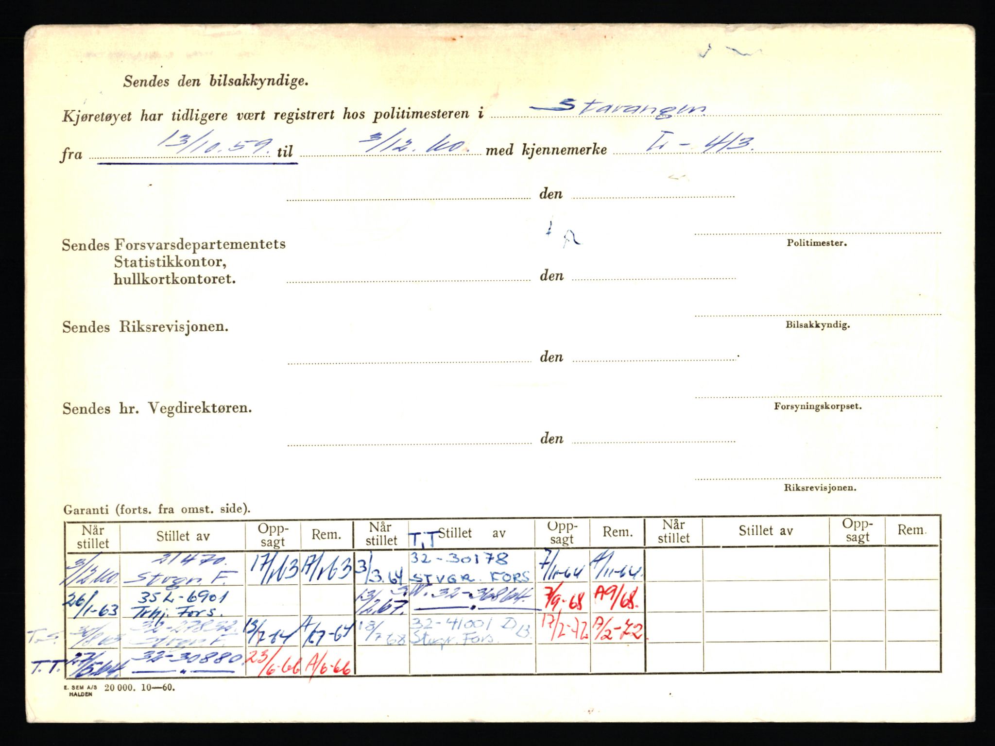 Stavanger trafikkstasjon, AV/SAST-A-101942/0/F/L0053: L-52900 - L-54199, 1930-1971, p. 284