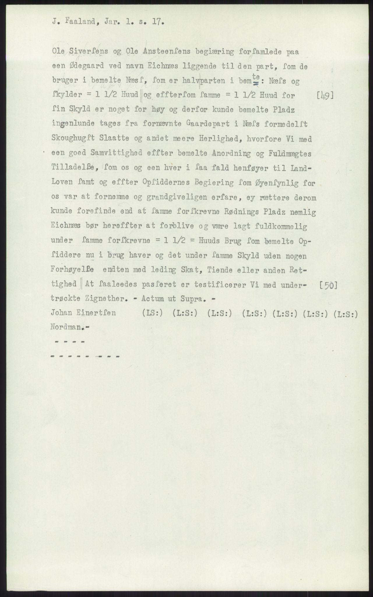 Samlinger til kildeutgivelse, Diplomavskriftsamlingen, AV/RA-EA-4053/H/Ha, p. 1070