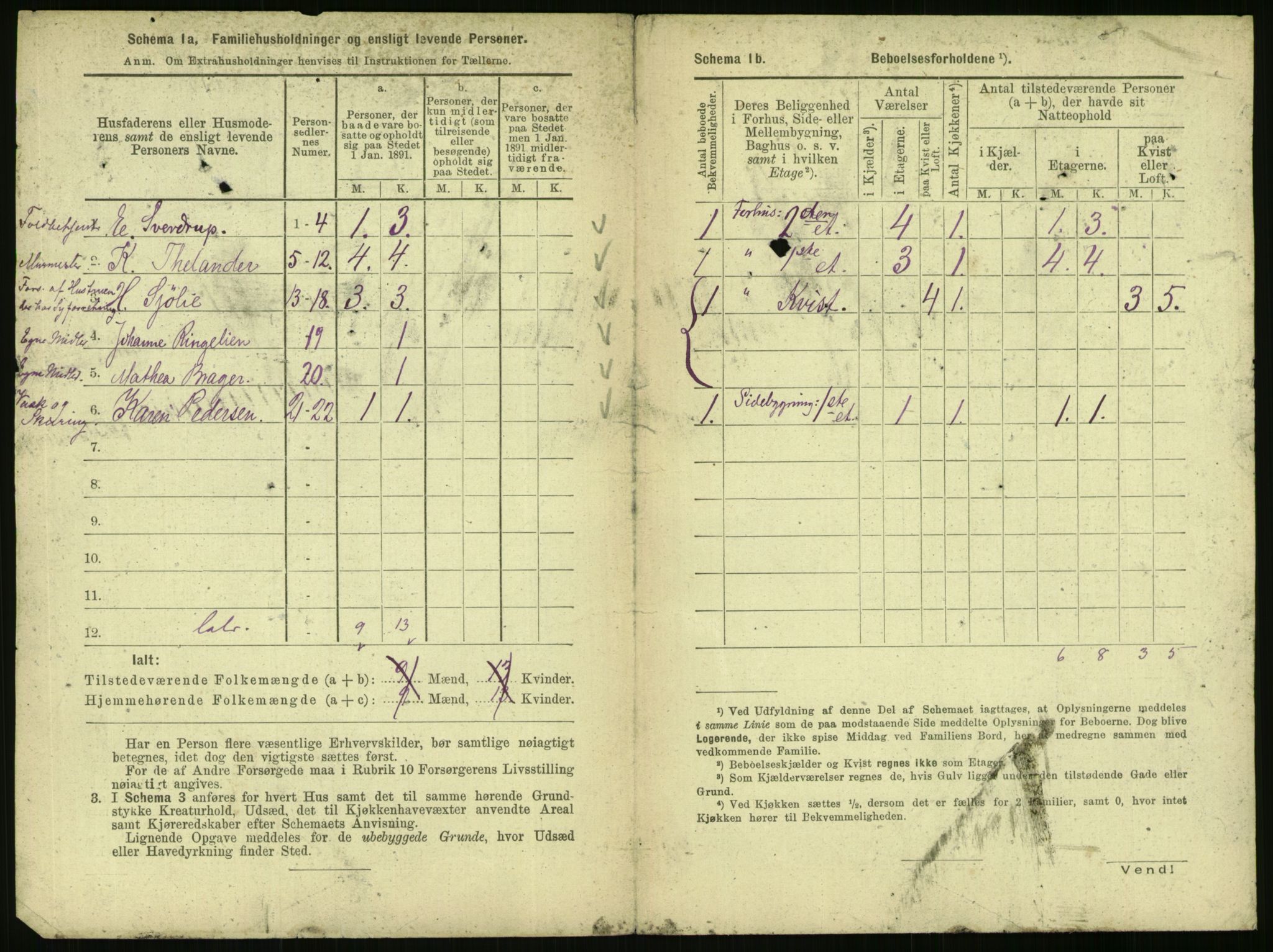 RA, 1891 census for 0301 Kristiania, 1891, p. 35624