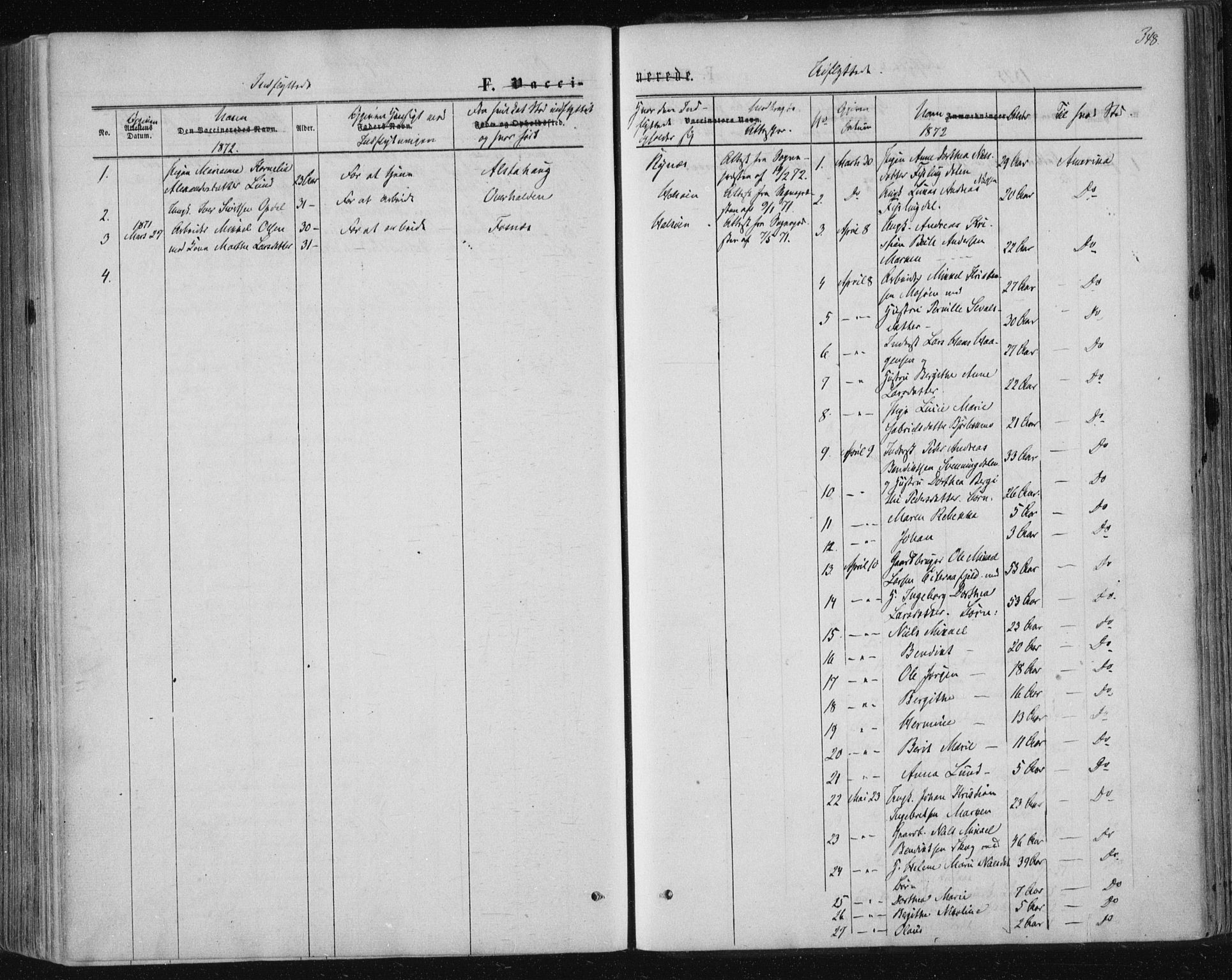 Ministerialprotokoller, klokkerbøker og fødselsregistre - Nordland, SAT/A-1459/820/L0294: Parish register (official) no. 820A15, 1866-1879, p. 348