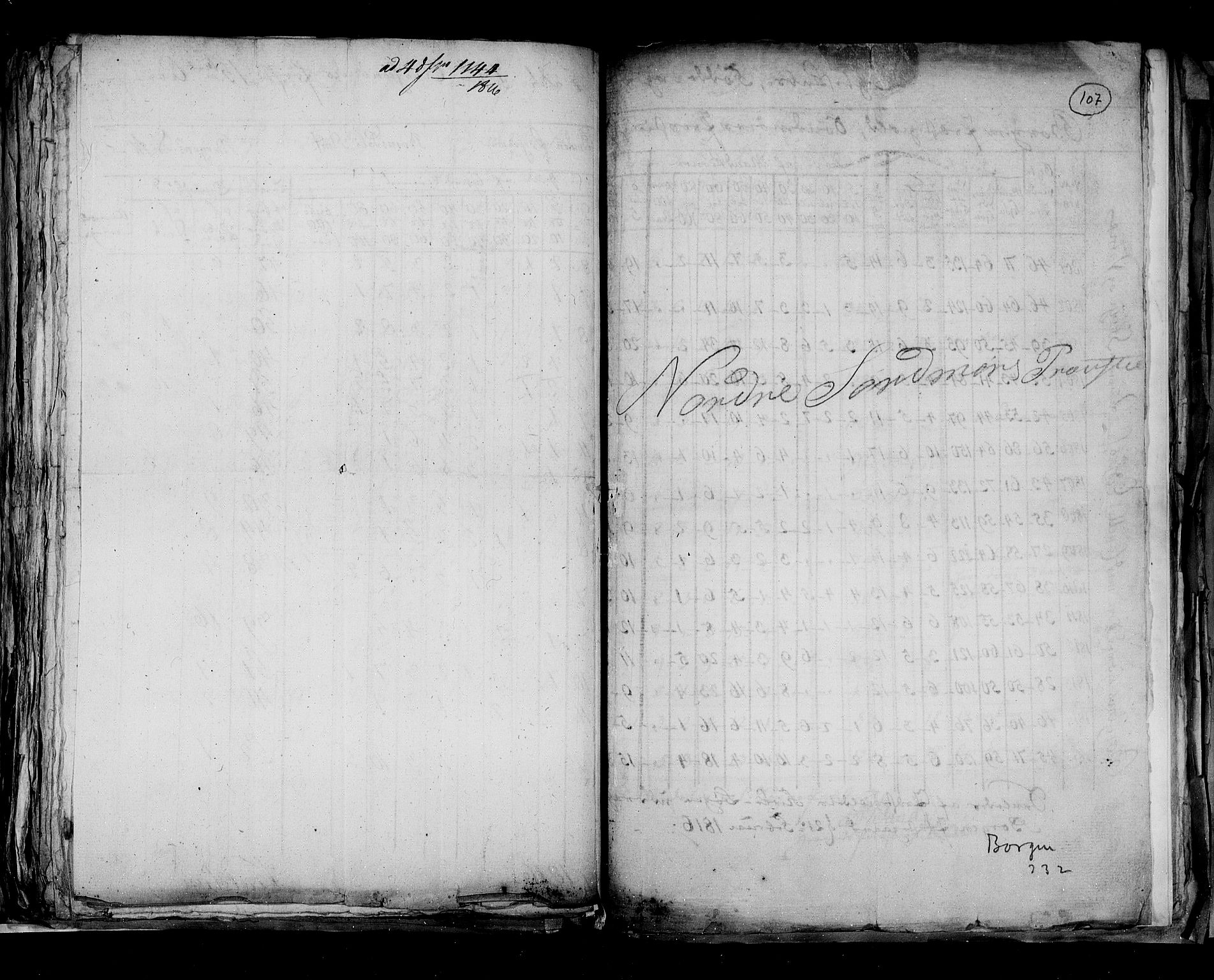 RA, Census 1815, vol. 7: Bergen stift and Trondheim stift, 1815, p. 107