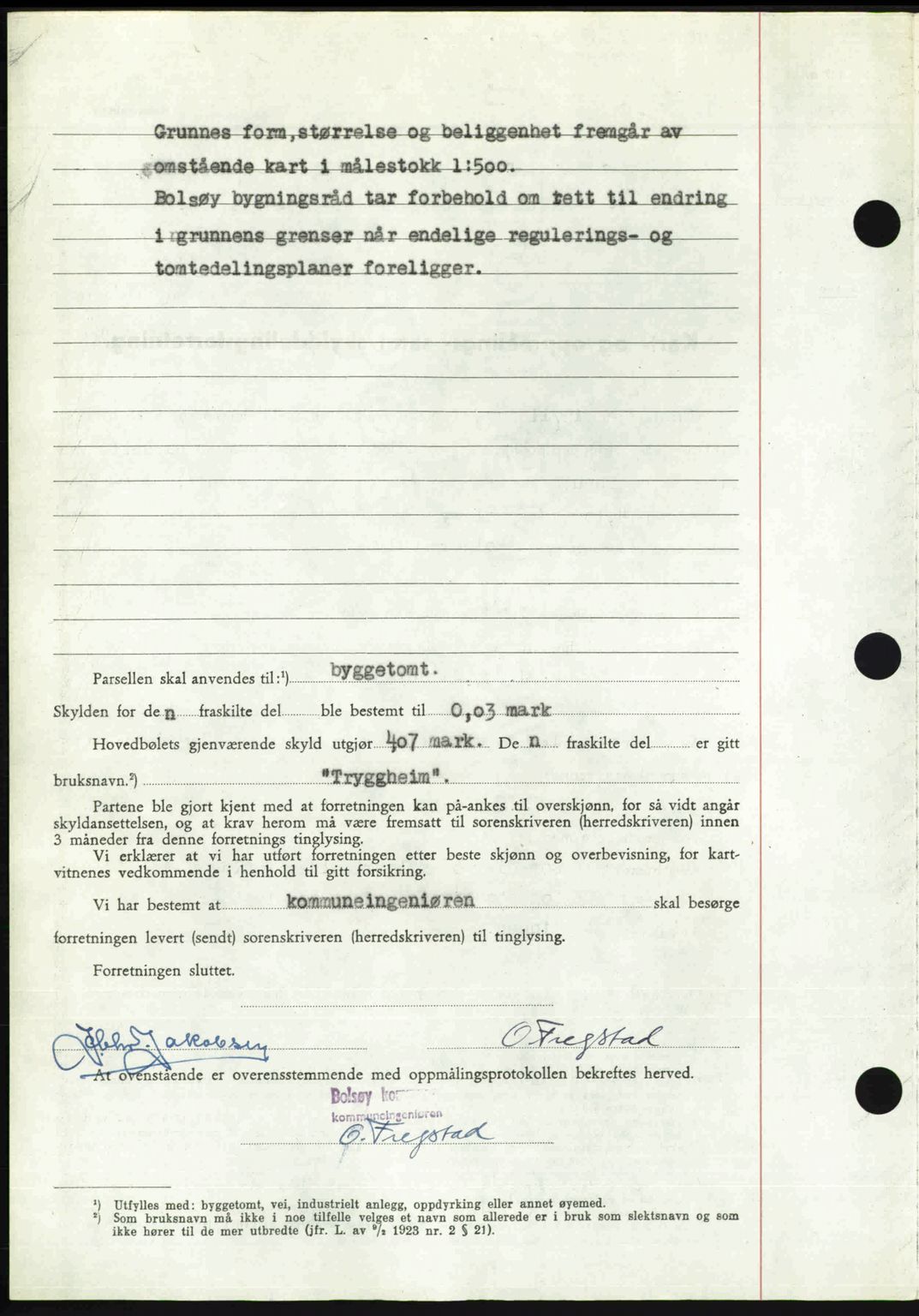 Romsdal sorenskriveri, AV/SAT-A-4149/1/2/2C: Mortgage book no. A32, 1950-1950, Diary no: : 227/1950