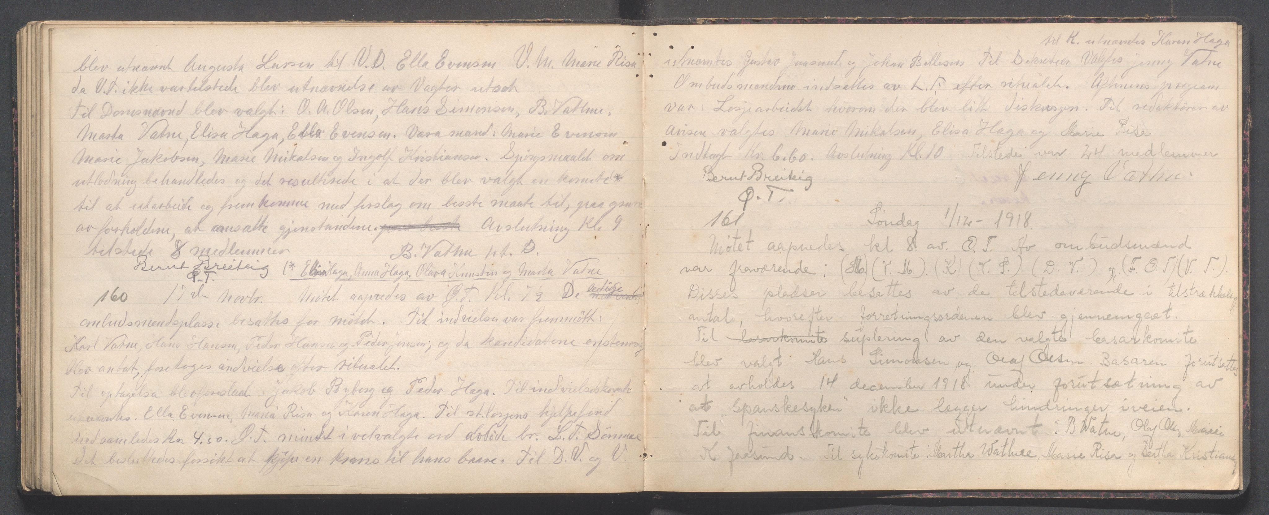 Sola kommune - PA 009 IOGT- Losje- og barnelosje Tananger, IKAR/A-542/A/Aa/L0001: Møtebok, 1911-1919, p. 100